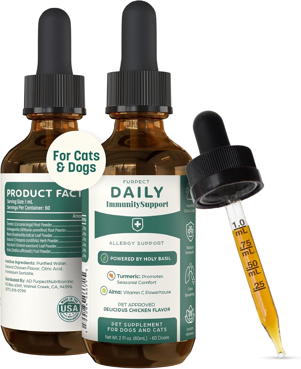 Daily Immunity Support High Potency Daily Immune & Allergy Support for Dogs & Cats (Box of 24)