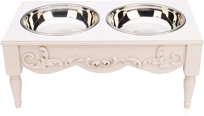 French Chic Elevated Pet Bowl / Feeder