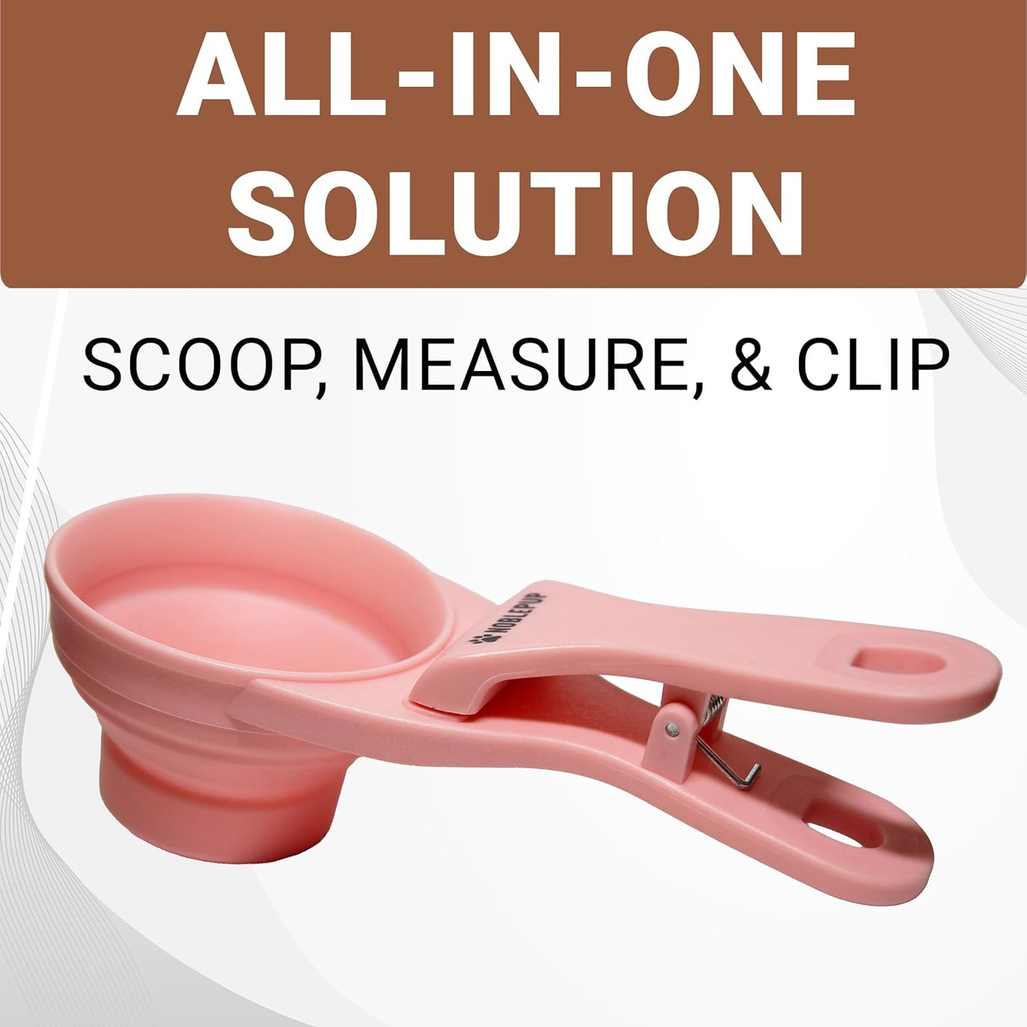 MeasureMate 1 Cup Scoop, Pink