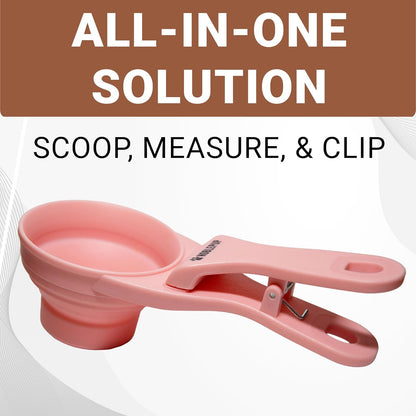MeasureMate 1/2 Cup Scoop, Pink