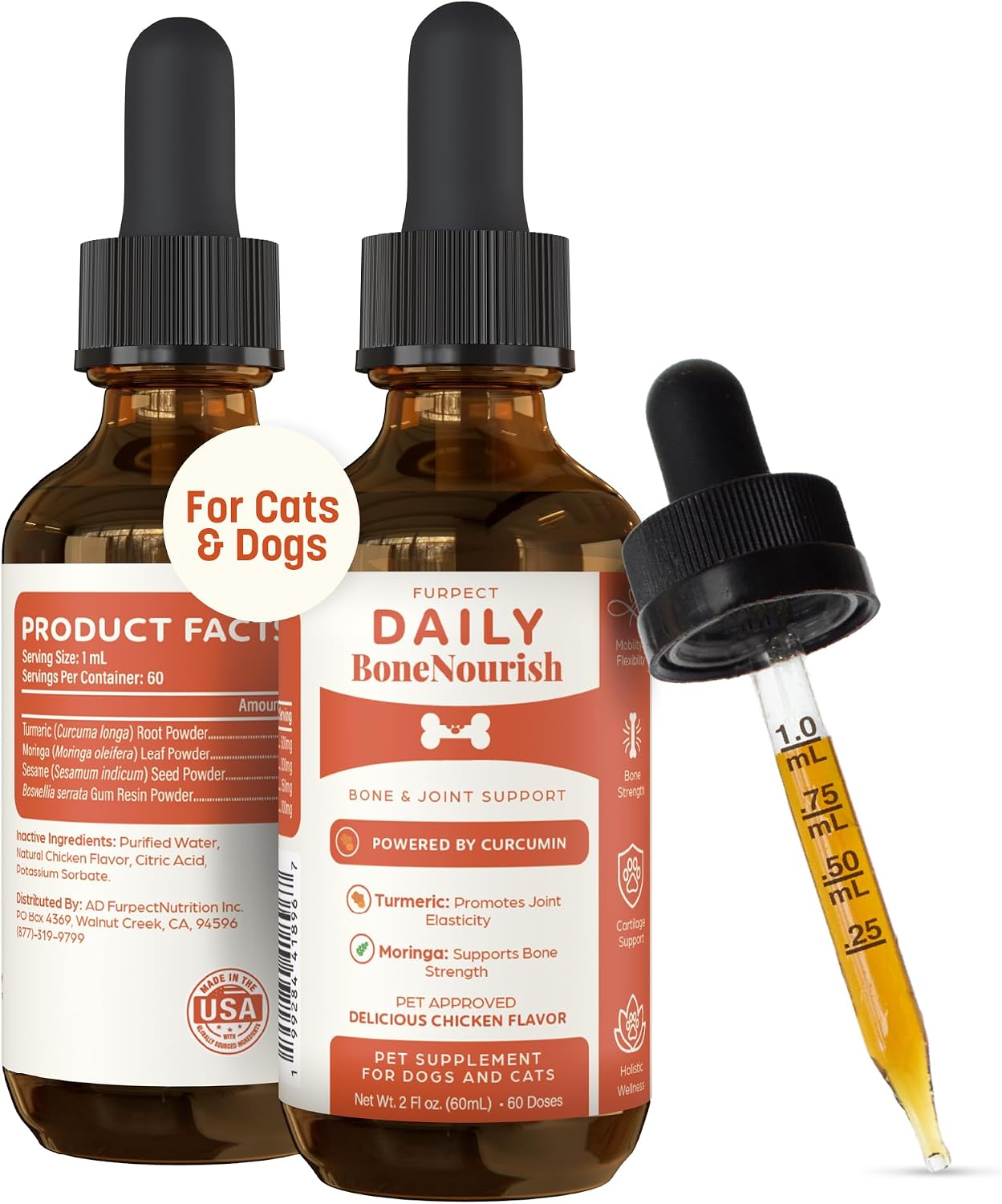 Daily Bone Nourish High Potency Daily Bone & Joint Supplement for Dogs & Cats (Box of 24)
