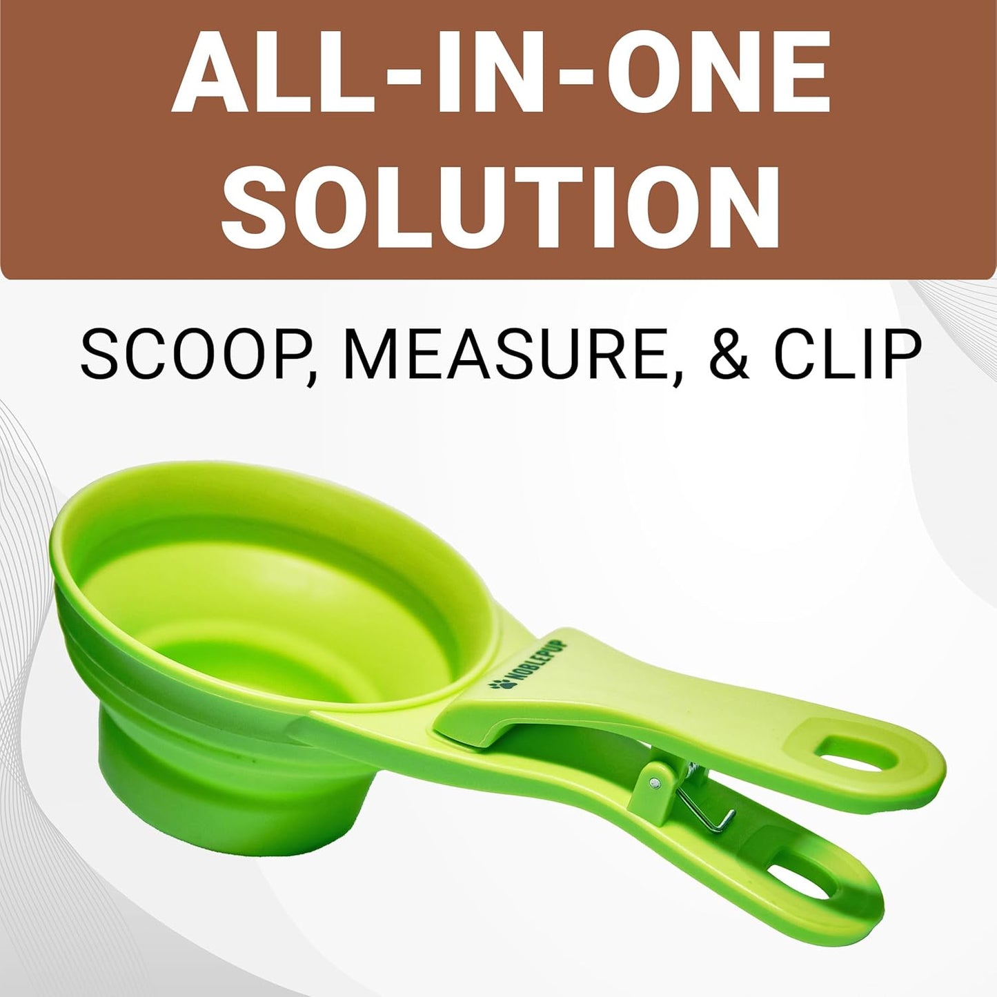 MeasureMate 1/2 Cup Scoop, Green
