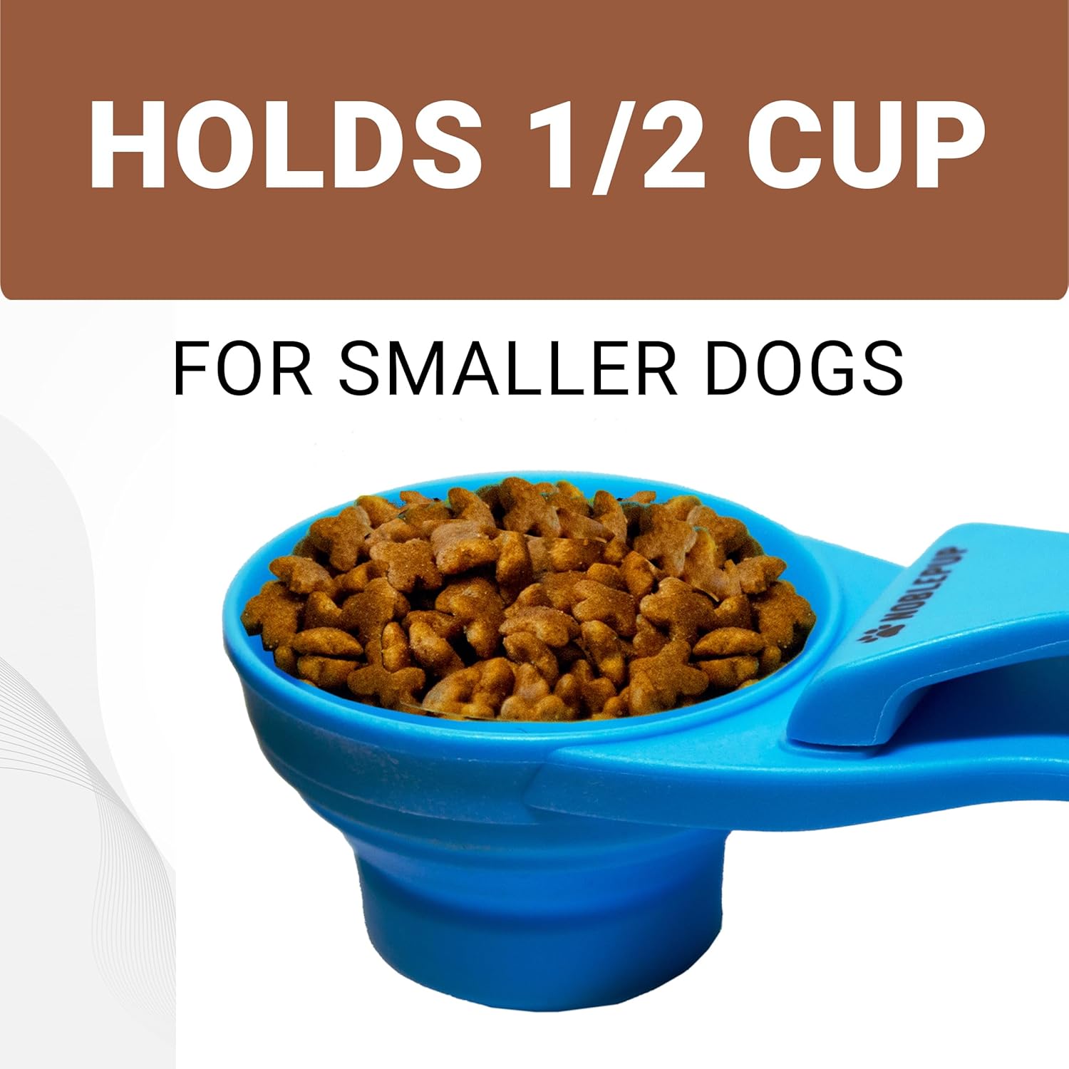 MeasureMate 1/2 Cup Scoop, Blue