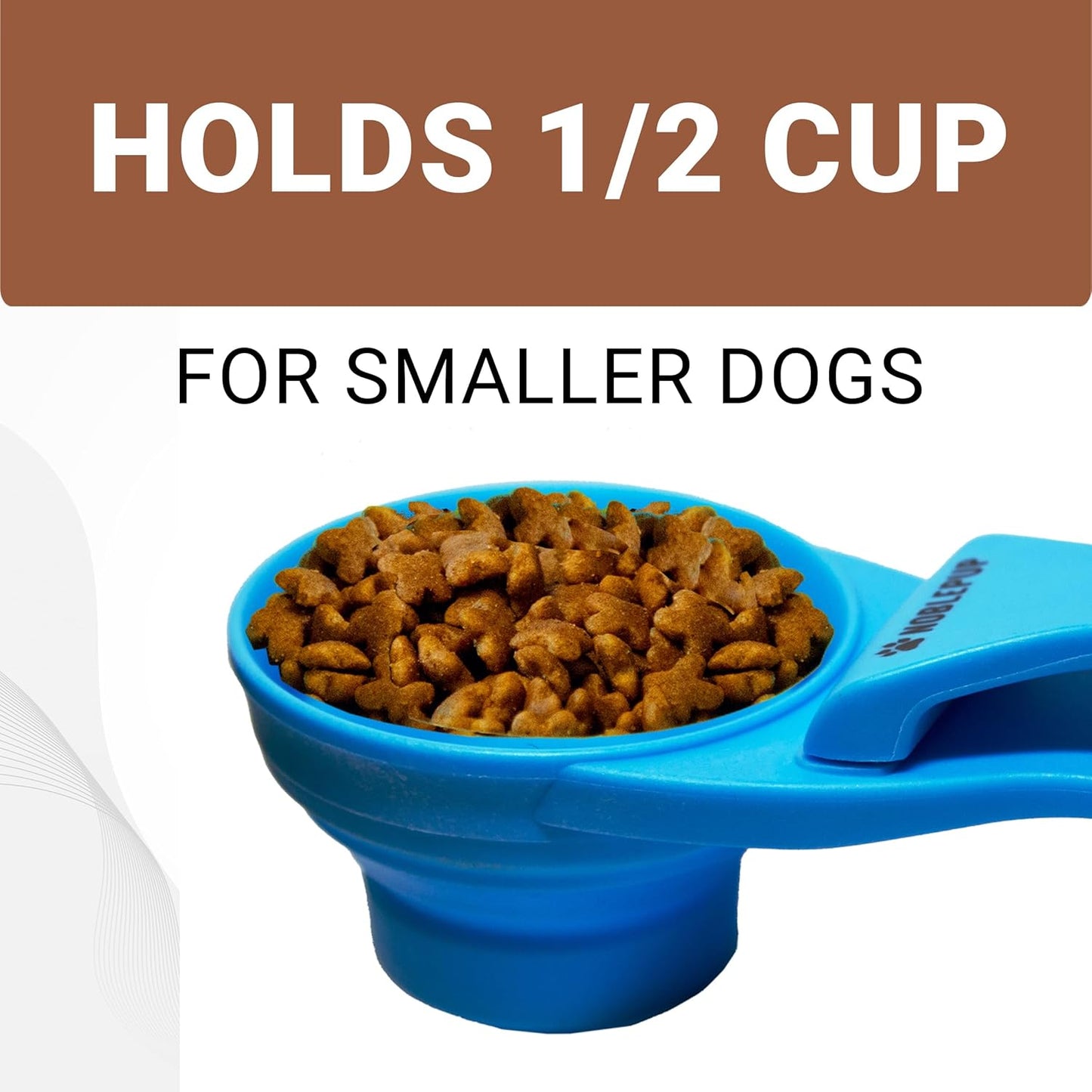 MeasureMate 1/2 Cup Scoop, Blue