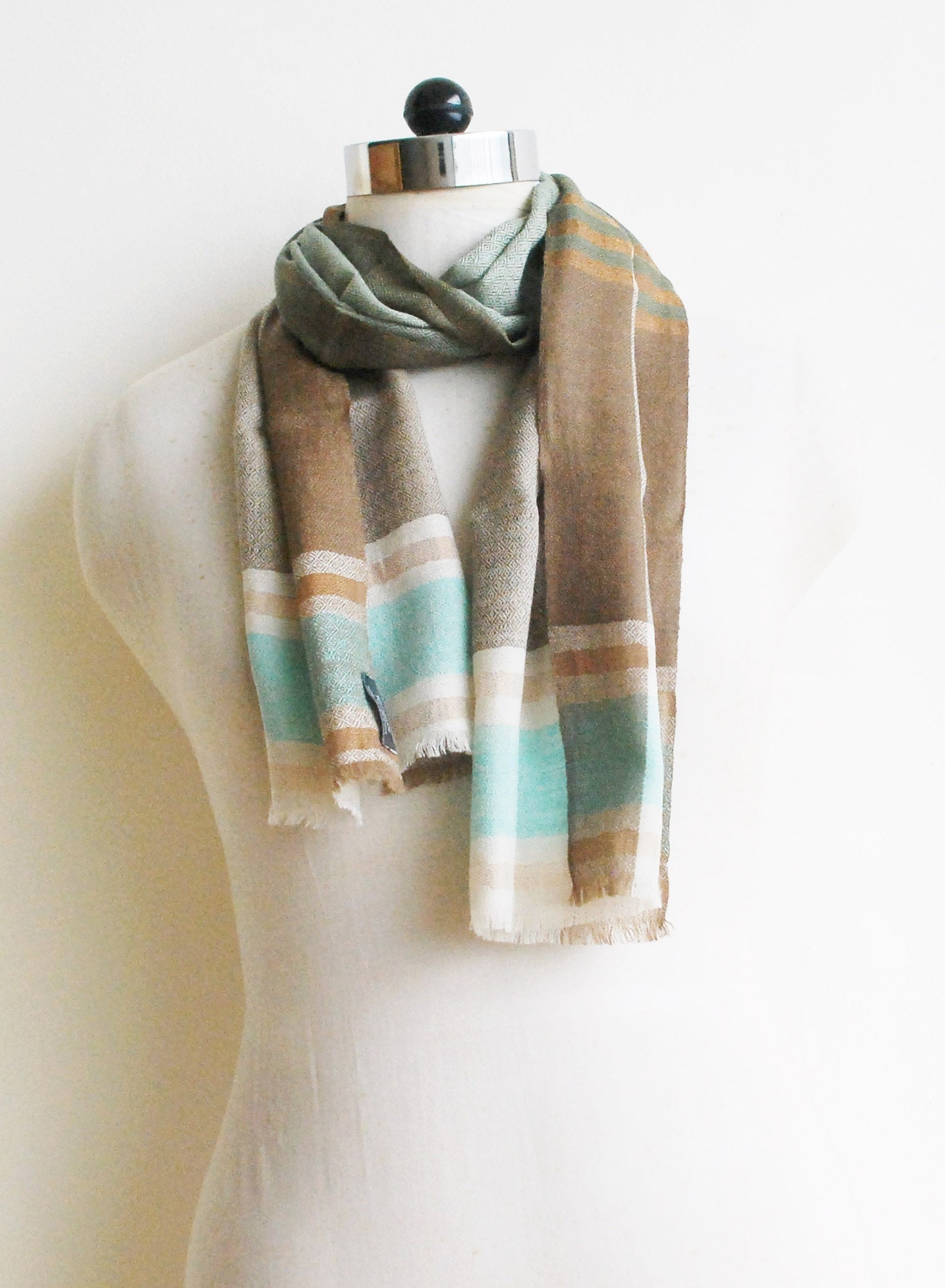 50% Cashmere 50% Wool Scarf - 726 - 30x150