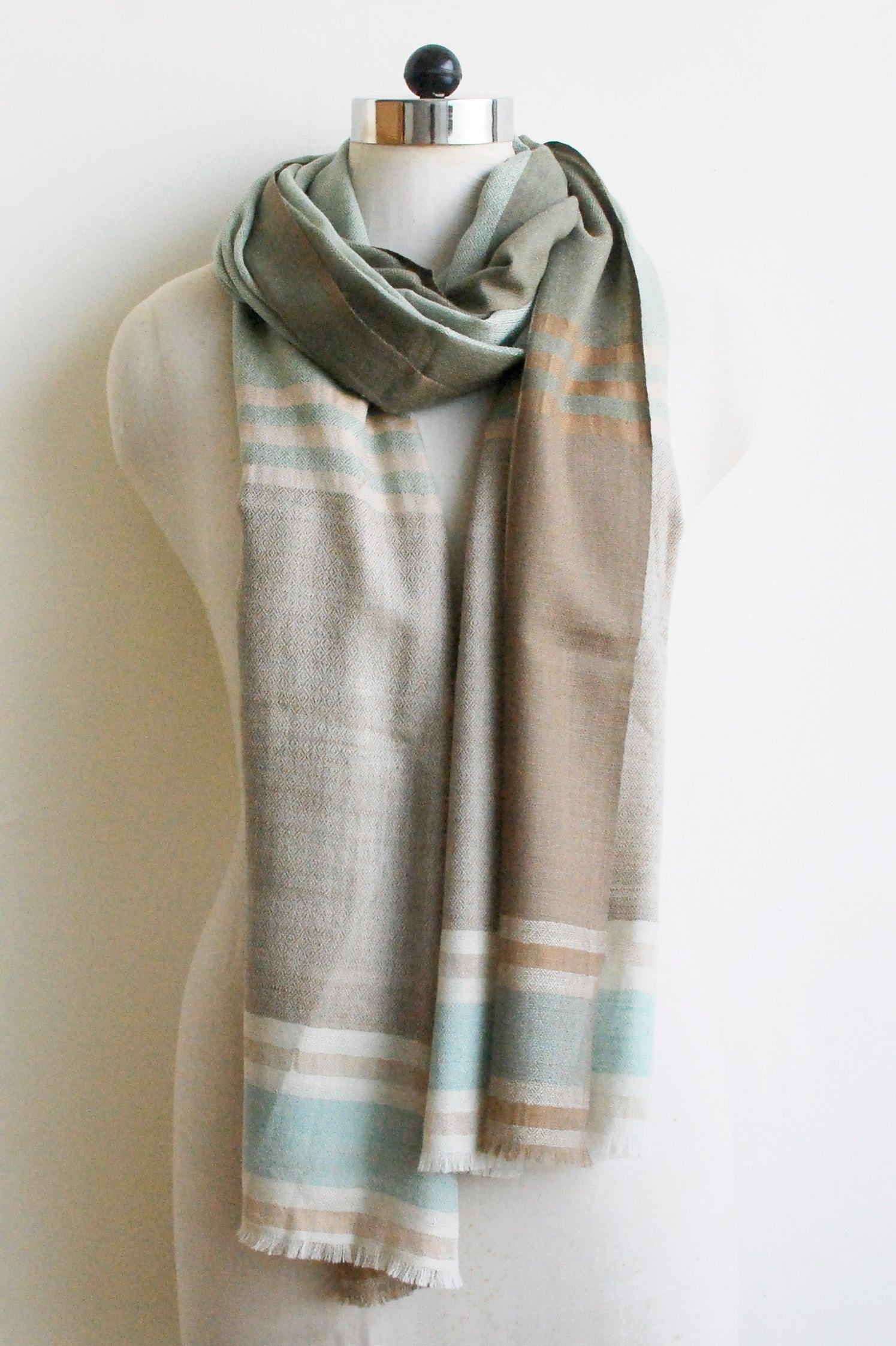 50% Cashmere 50% Wool Scarf - 726 - 60x220