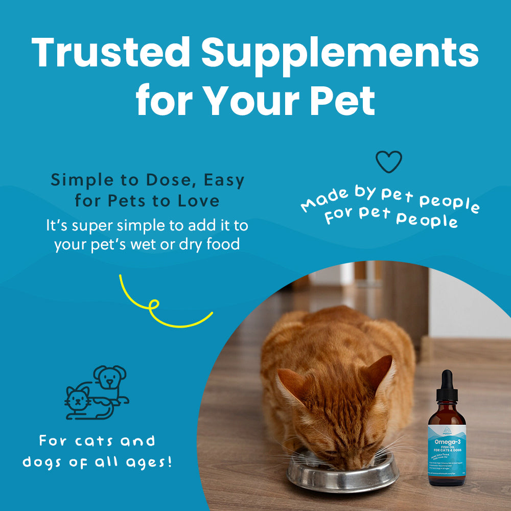 Omega-3 Fish Oil for Cats and Small Dogs
