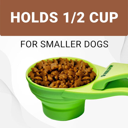 MeasureMate 1/2 Cup Scoop, Green