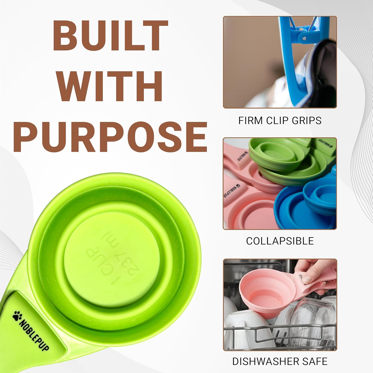 MeasureMate 1/2 Cup Scoop, Green