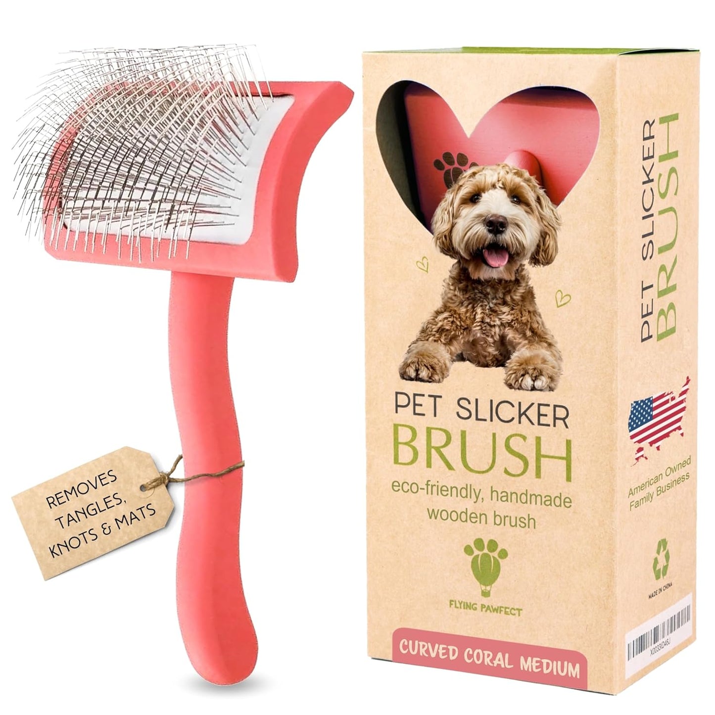 Curved Slicker Brush