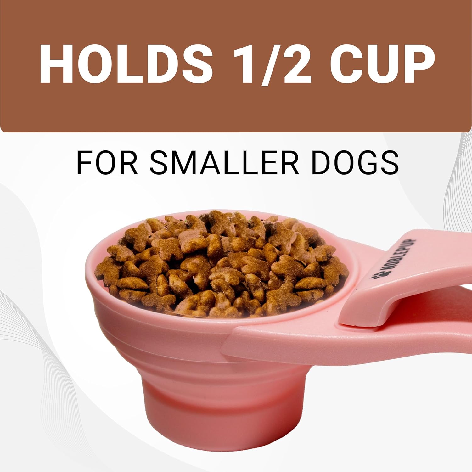 MeasureMate 1/2 Cup Scoop, Pink