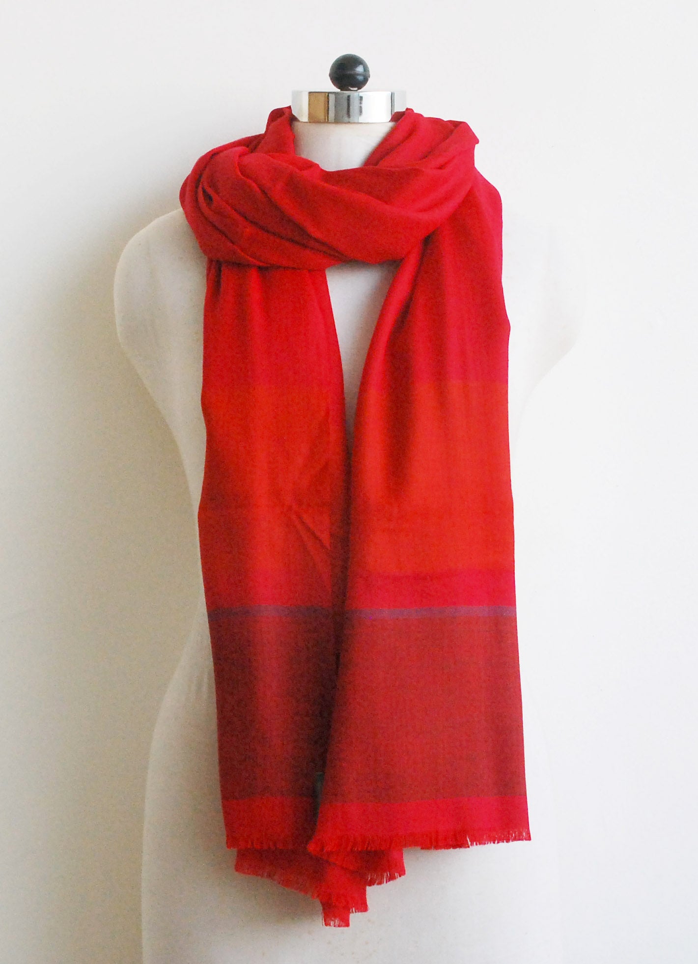 50% Cashmere 50% Wool Scarf - 312 - 100x220