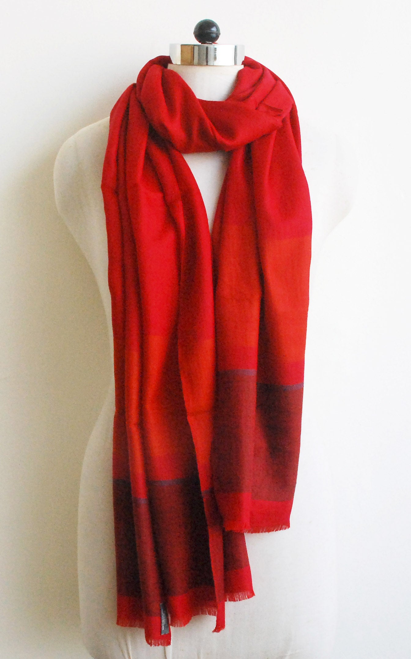 50% Cashmere 50% Wool Scarf - 857 - 60x220