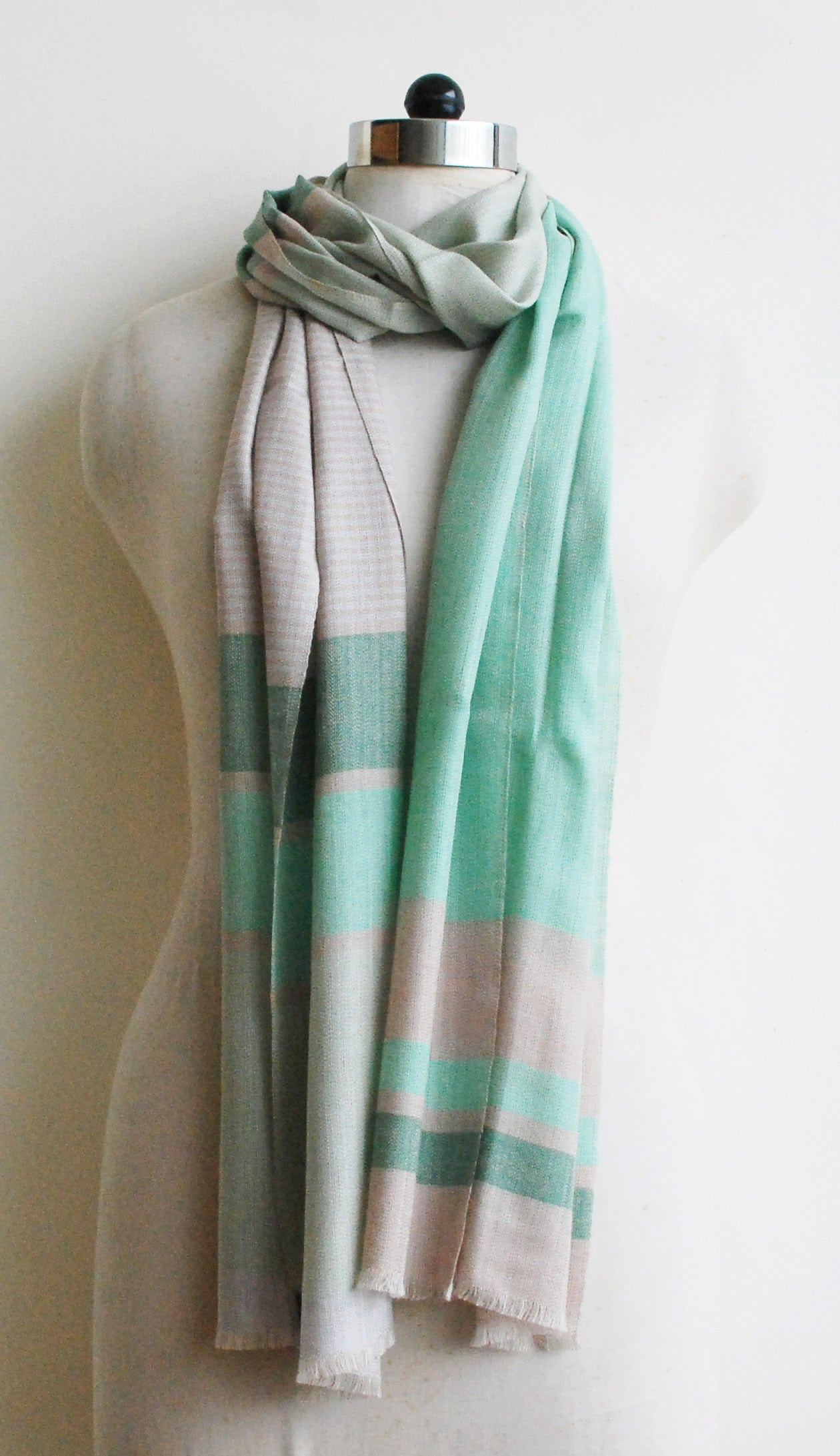 30% Cashmere 70% Wool Scarf - 870B - 40x220