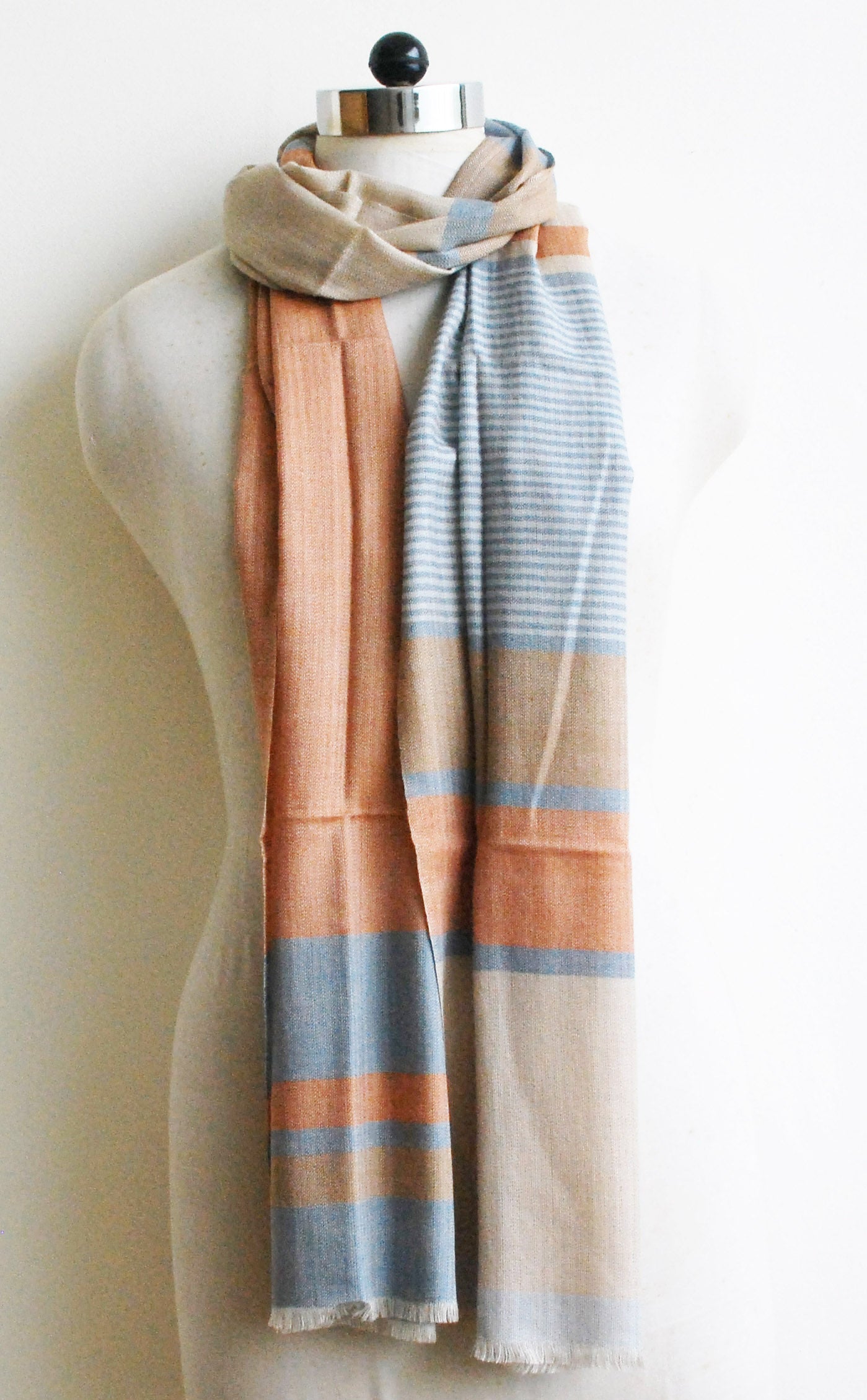 30% Cashmere 70% Wool Scarf - 870C - 40x220