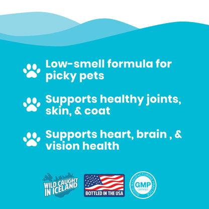 Omega-3 Fish Oil for Cats and Small Dogs