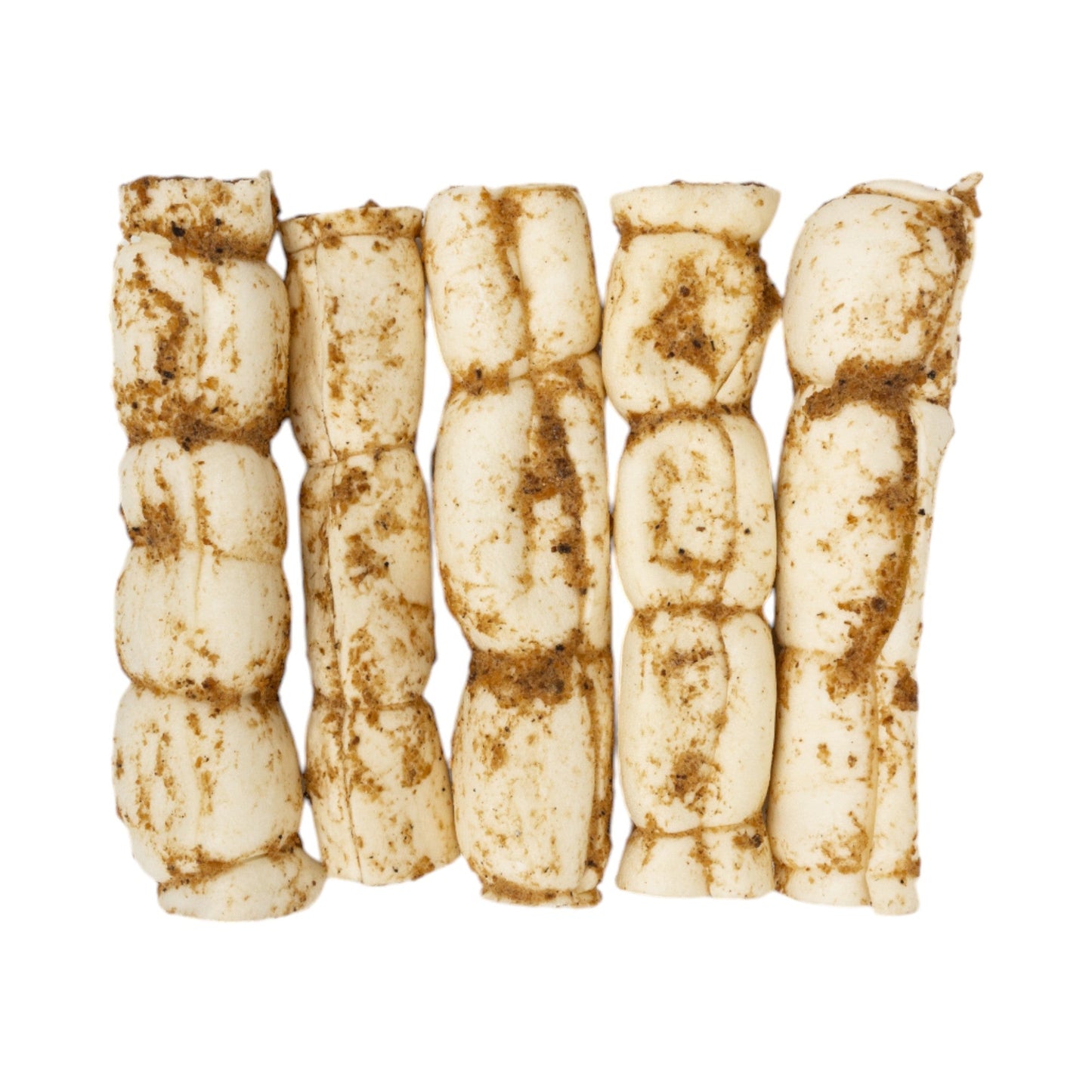Bully dusted beef cheek rolls for dogs (5-pack)