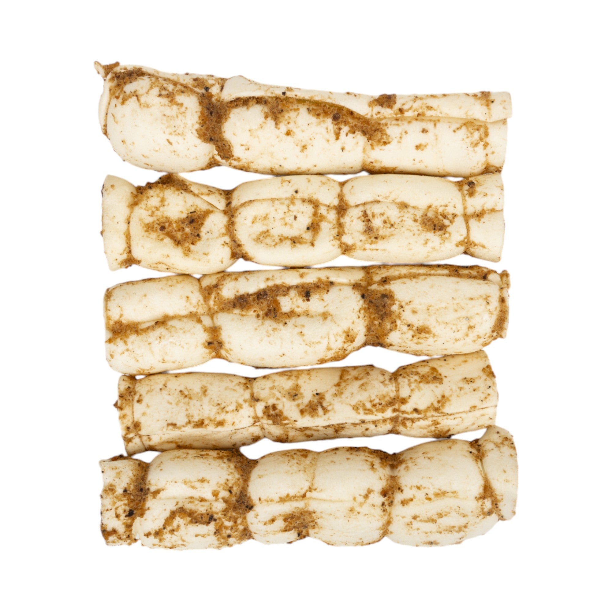 Bully Dusted Beef Cheek Rolls – All-Natural, Long-Lasting Dog Chews (5-Pack)