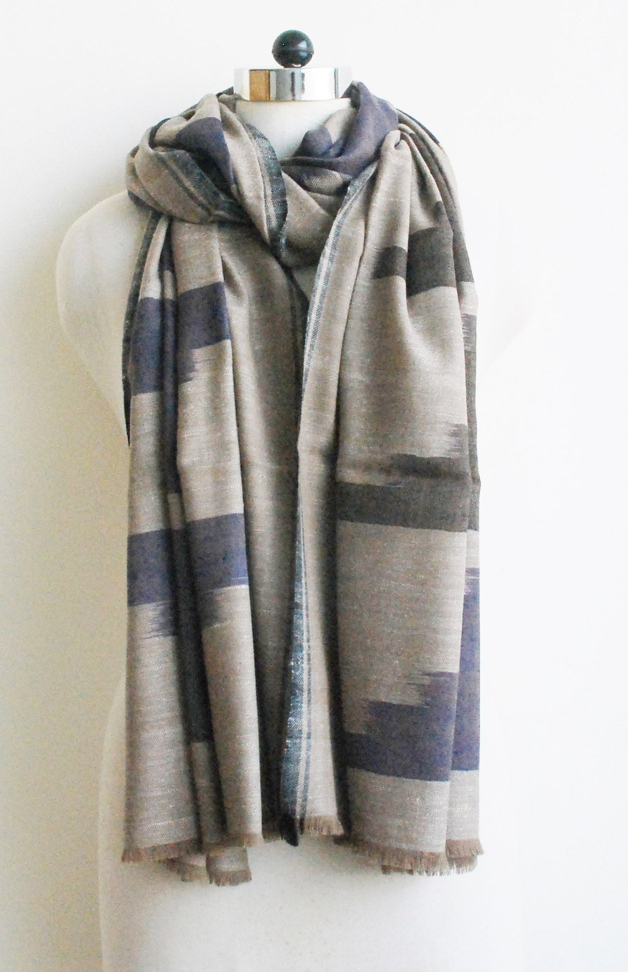 50% Cashmere 50% Wool Scarf - 915 - 100x220