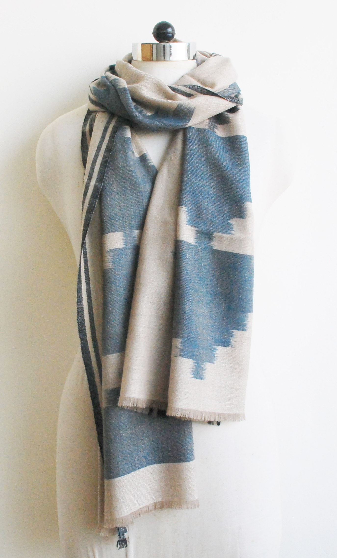 50% Cashmere 50% Wool Scarf - 915- 60x220