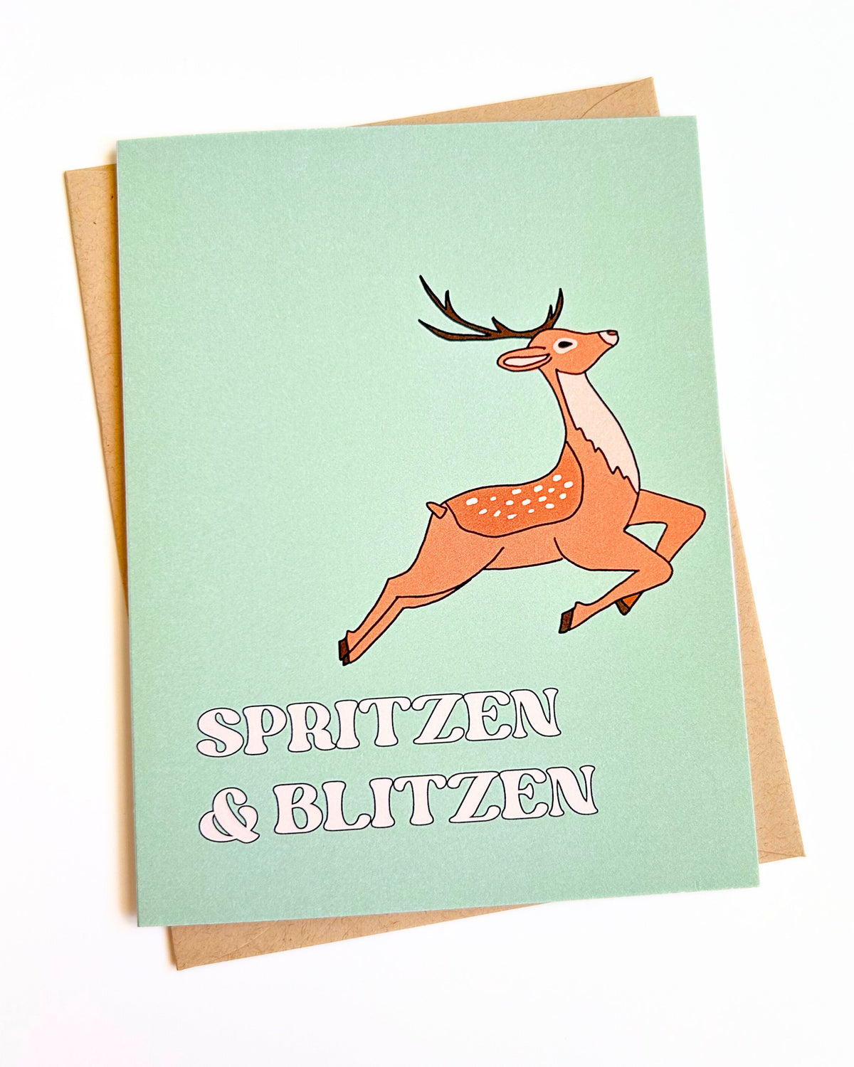 Spritzen Funny Holiday Card Sprits Christmas Card