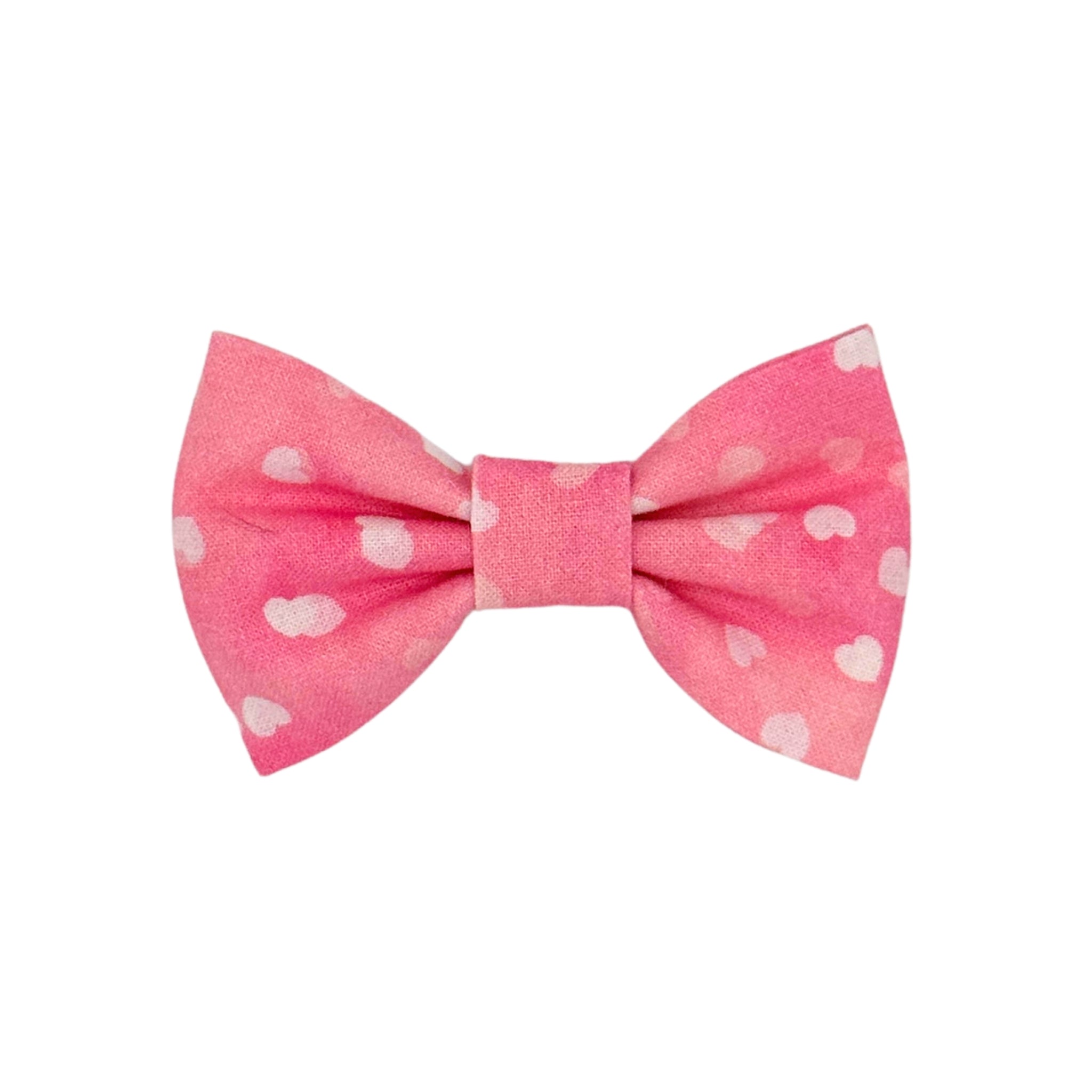 Pink Hearts Bow