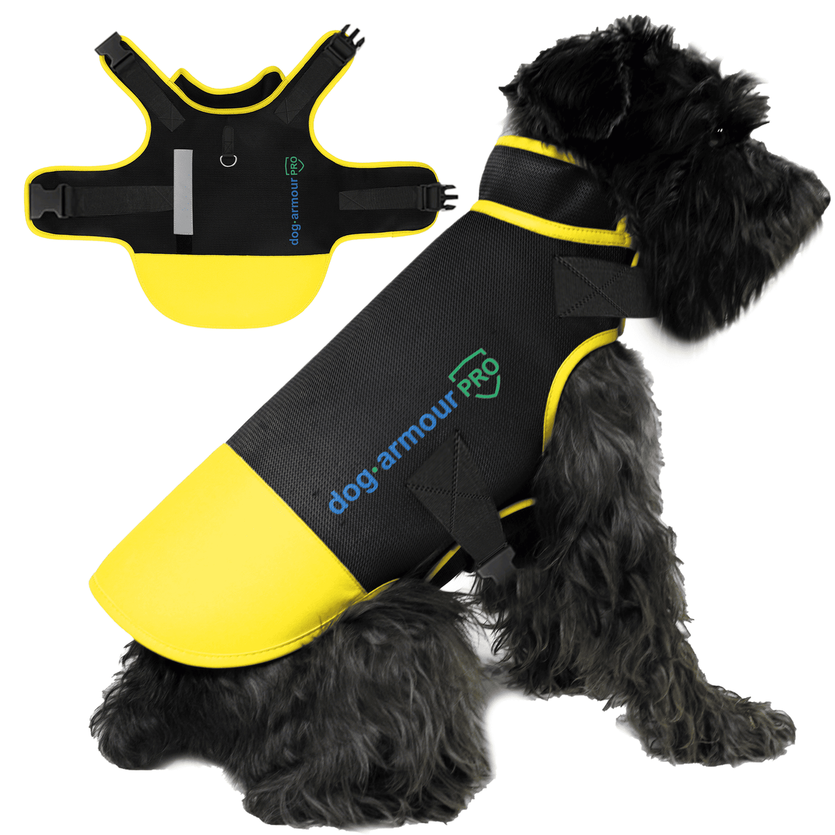 Anti-Bite Protection Vest for Dogs - Yellow