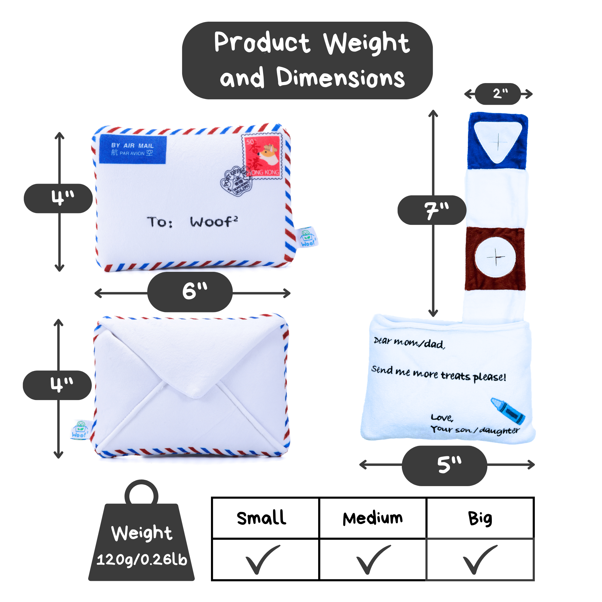 Woof² Hong Kong Airmail Nose-work Pet Toy