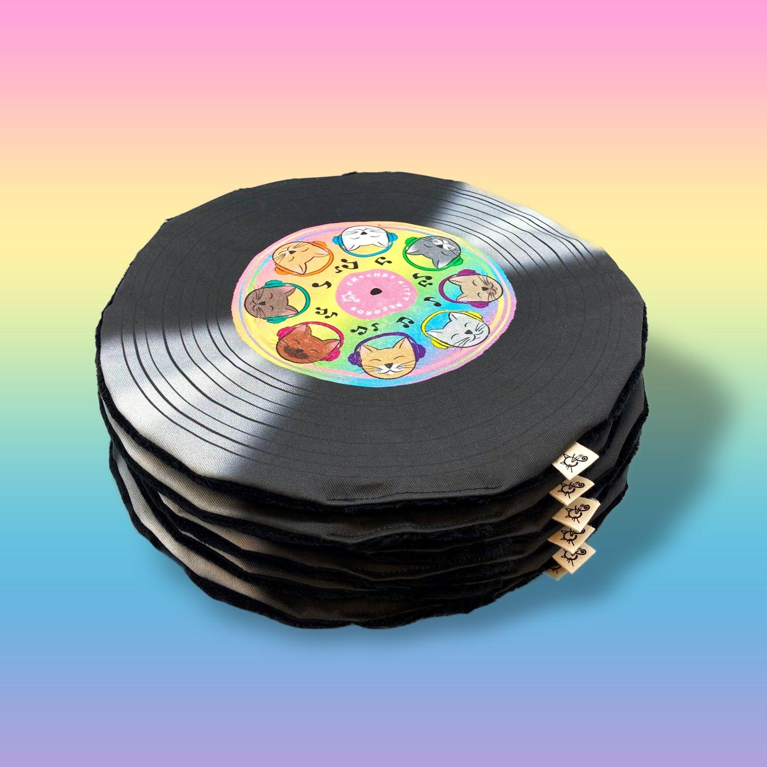 Crinkle and Catnip Record Cat Mat