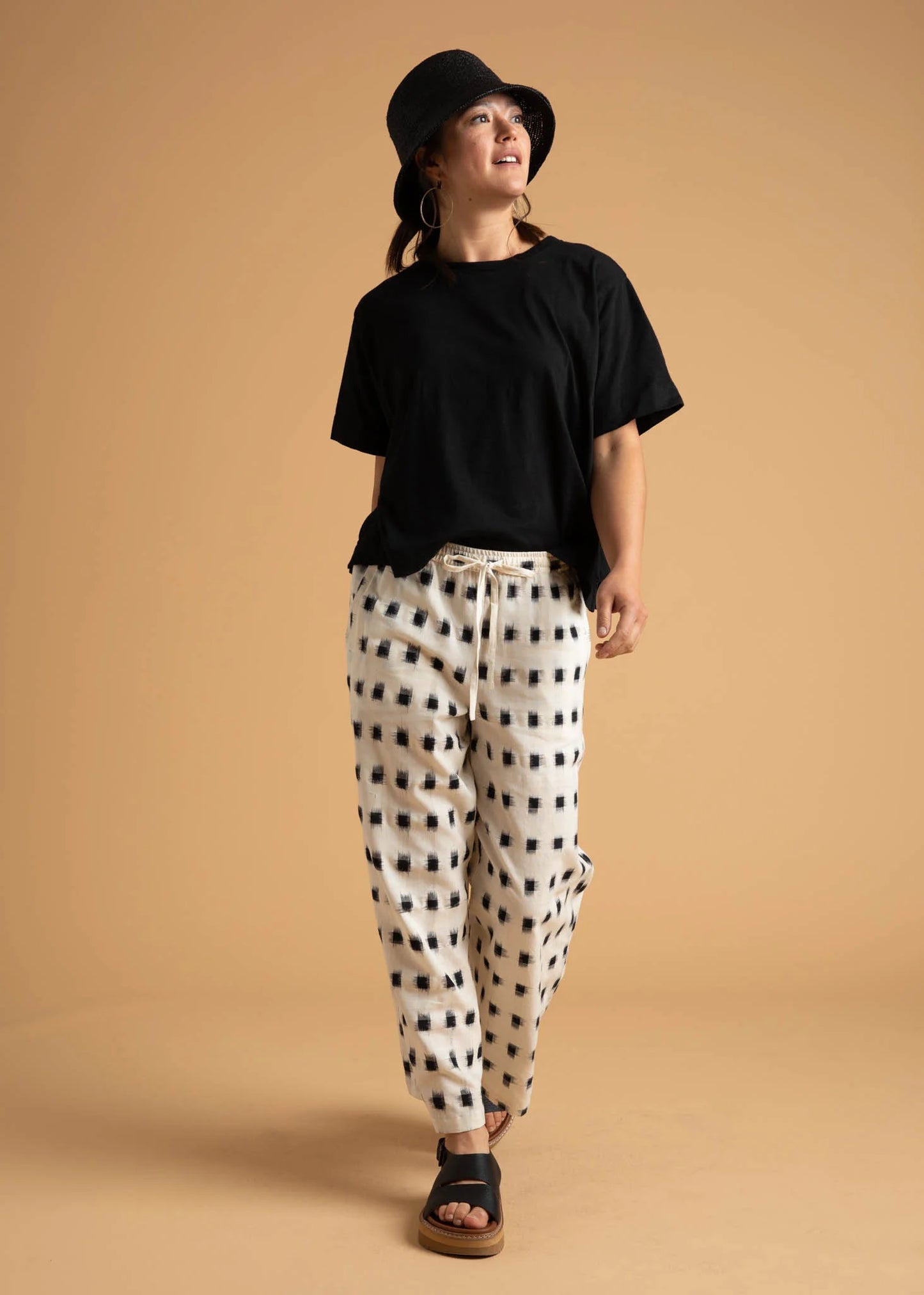 Shore Pant - Ikat Squares