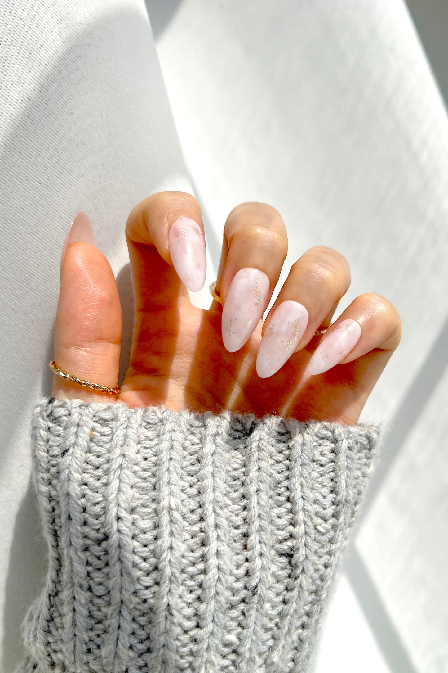 Hushed Shimmer | Soft & Durable Press-On Nails