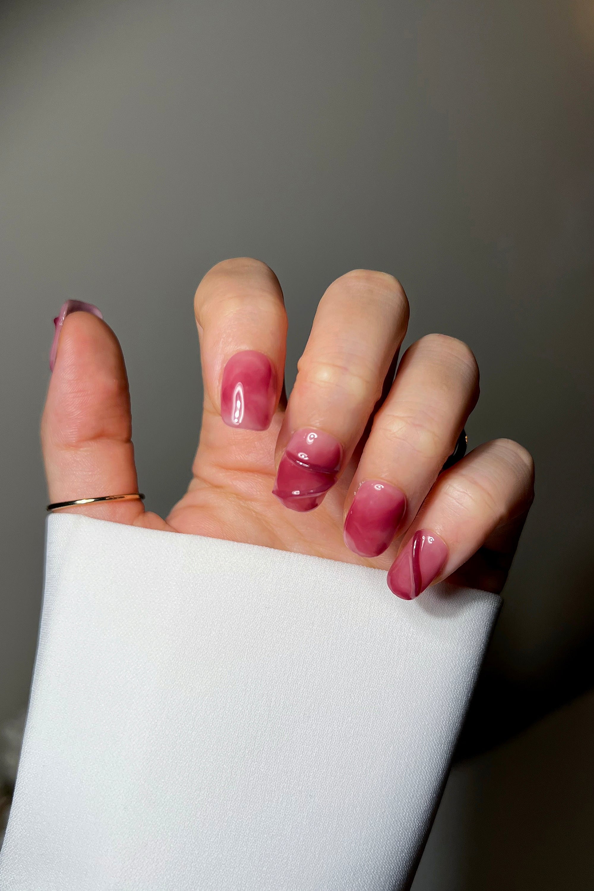 Vintage Garnet | Pro Handmade Gel Nails