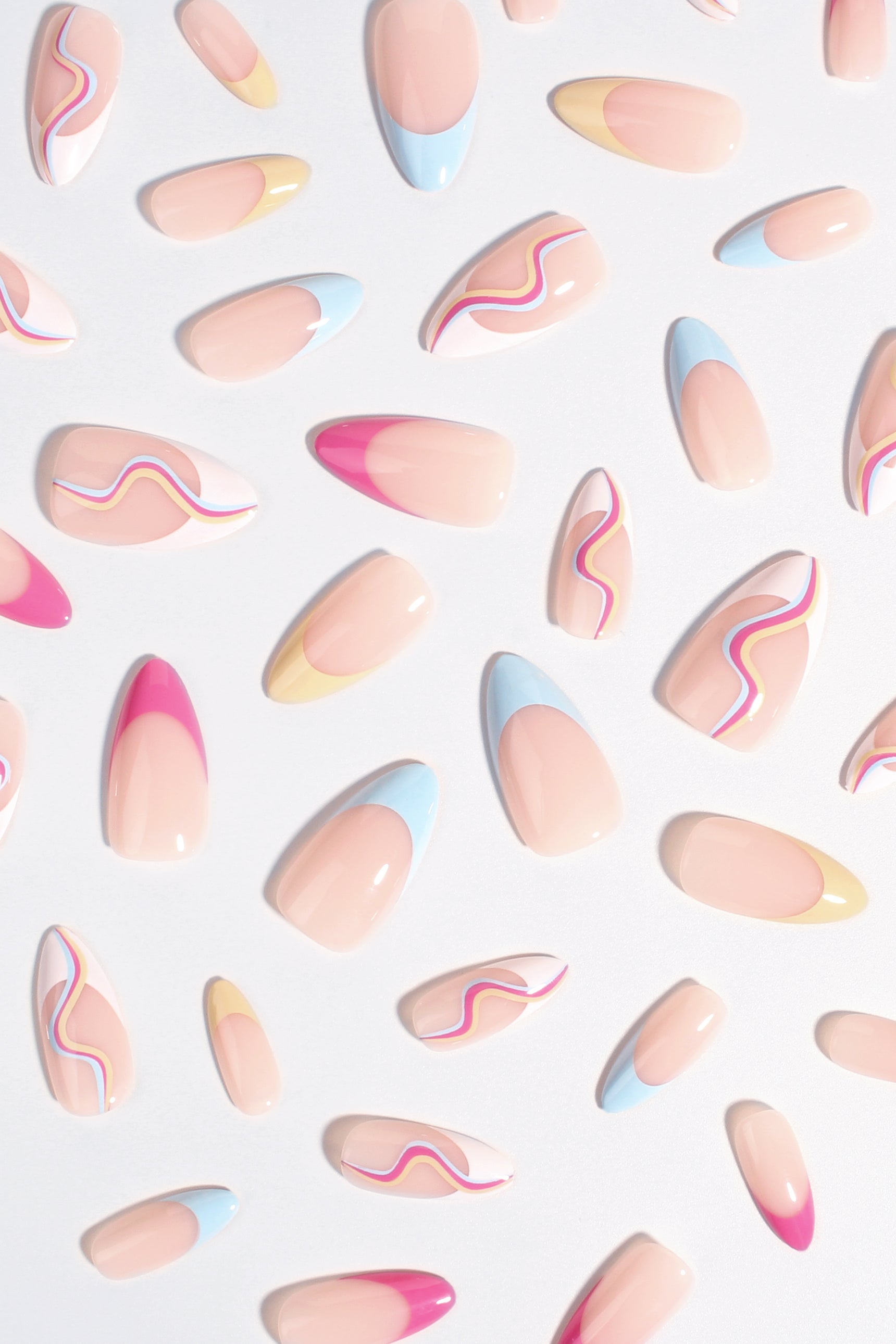 Flamingo Dash | Soft & Durable Press-On Nails