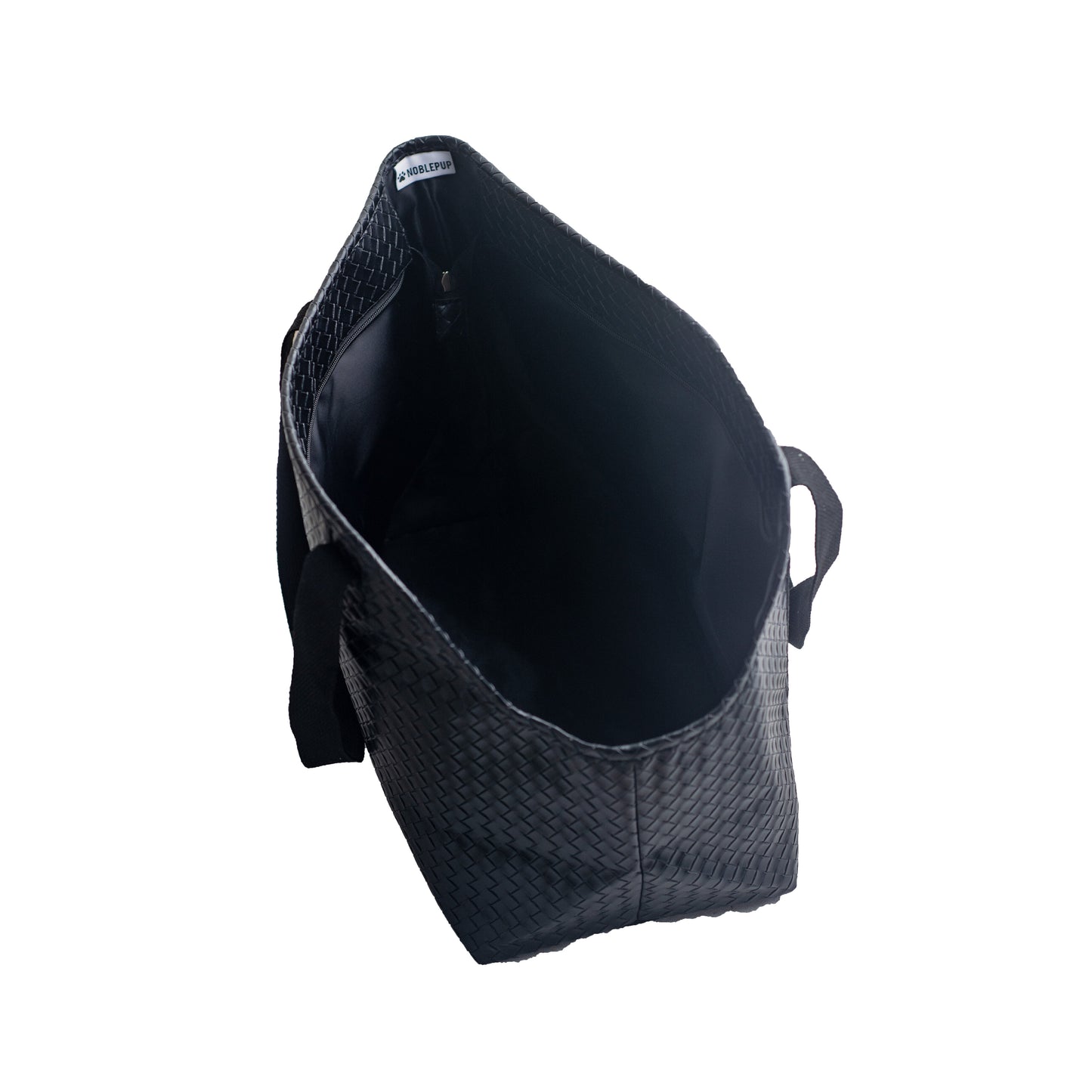 Woven Faux Leather Carrier