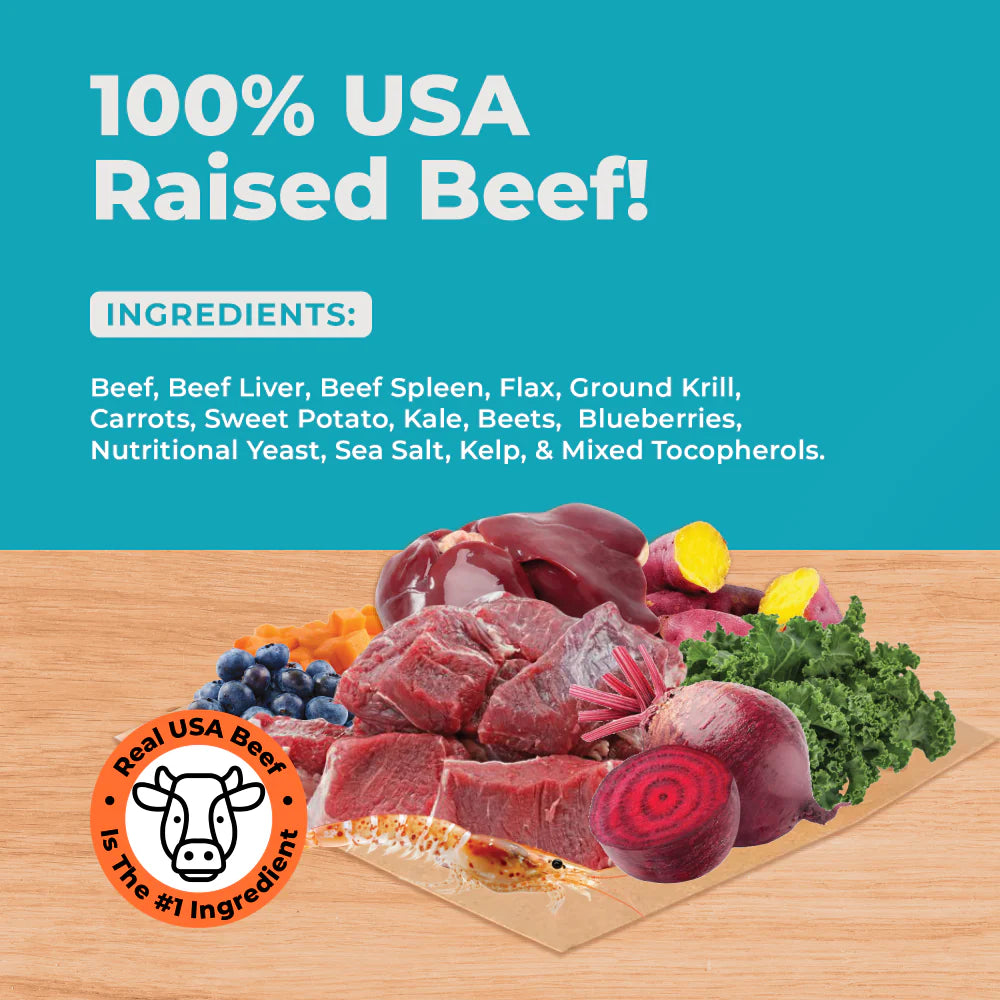 Joyride’s Kitchen Wholesome Beef Freeze-Dried Raw Dog Food