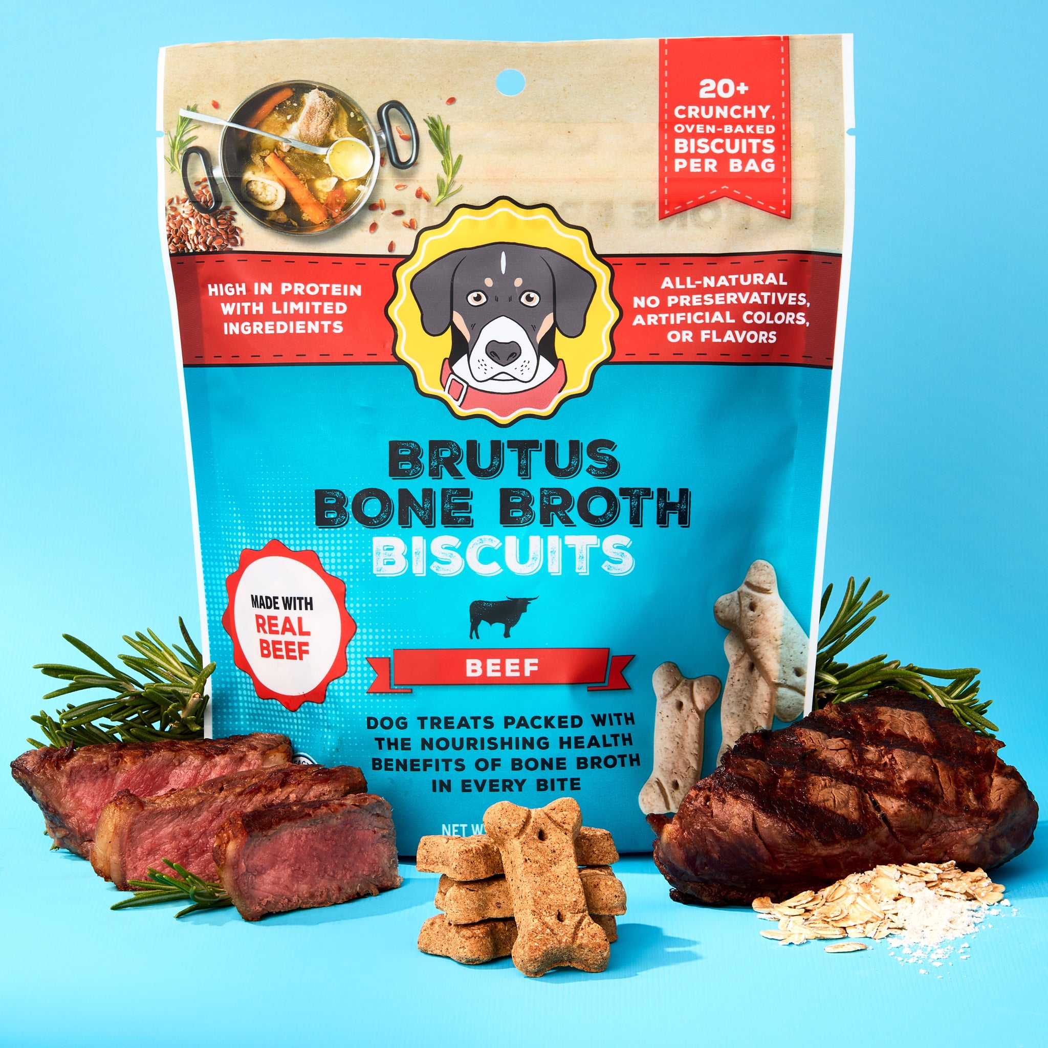 Brutus Broth Biscuits - Beef