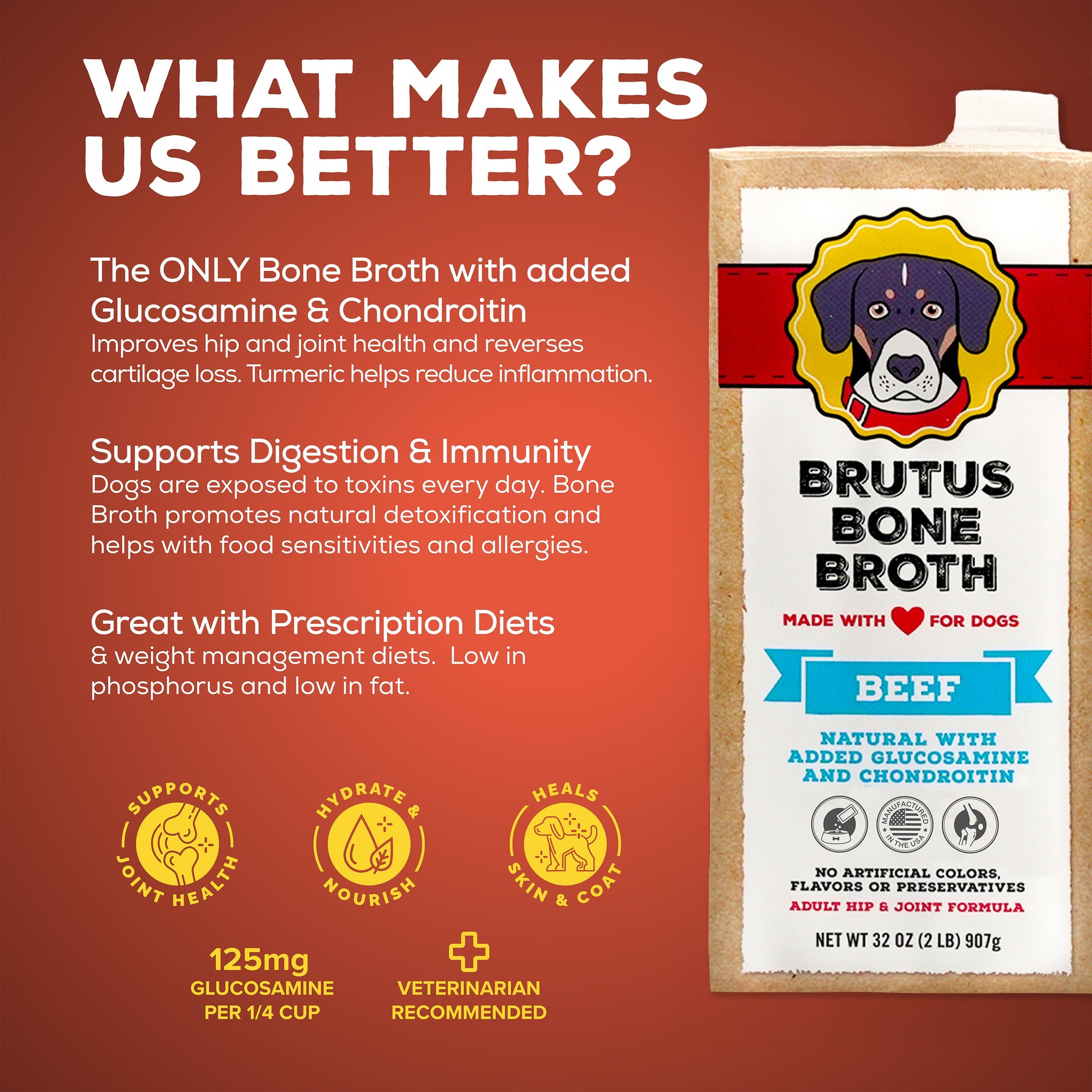 Brutus Bone Broth - Beef