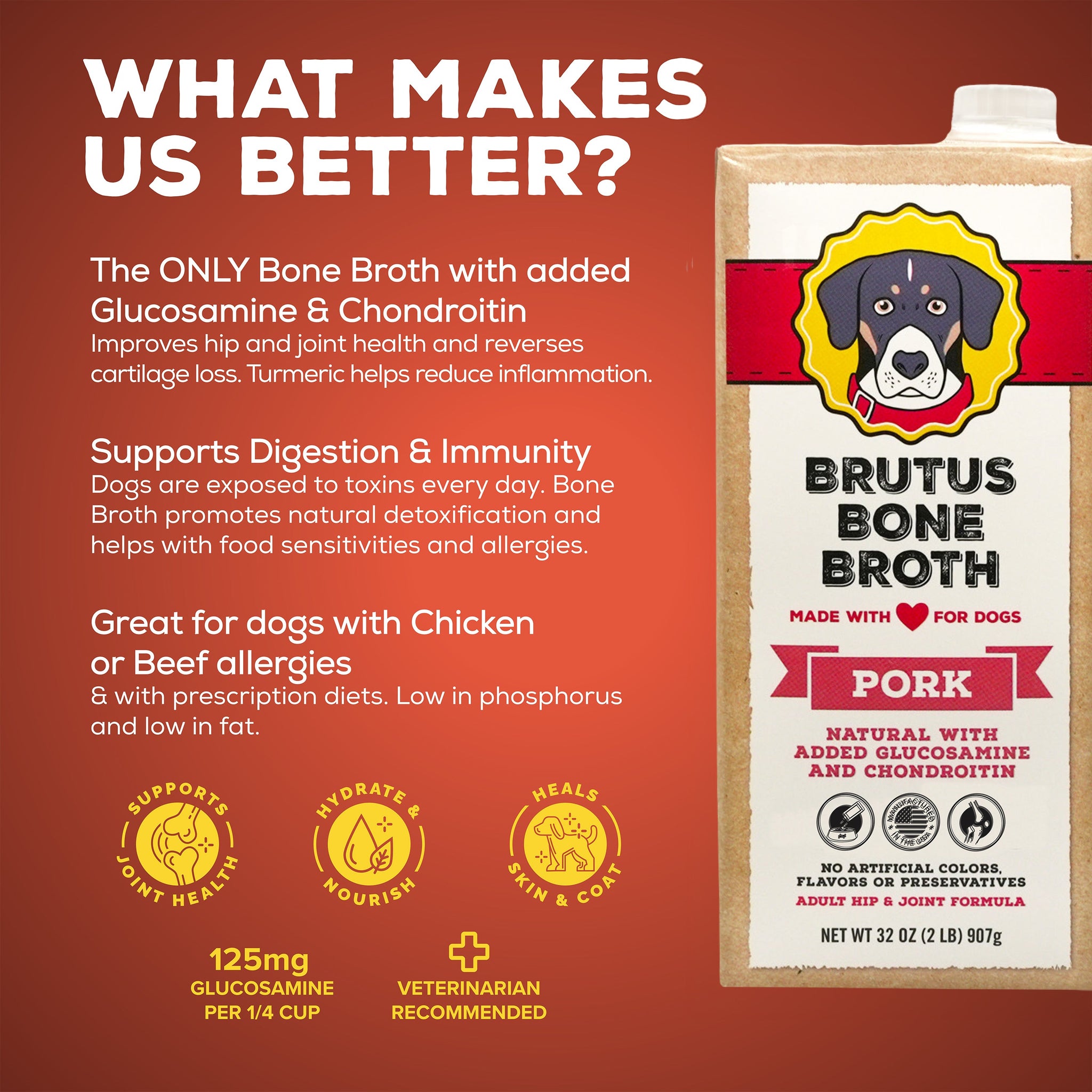 Brutus Bone Broth - Pork