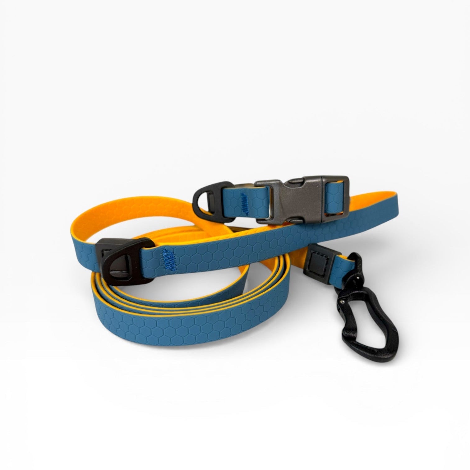 Hexagon Walk Set - Waterproof Collar & Leash Set for Small Dogs
