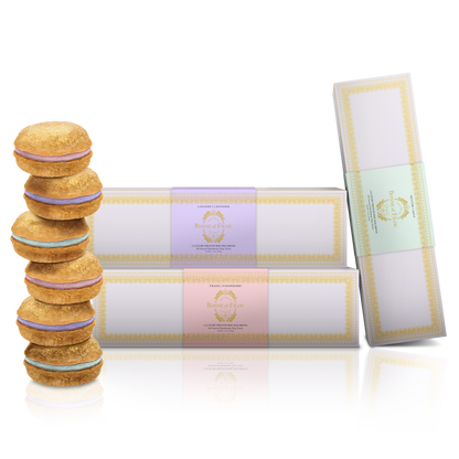 Bundle of 3-Boxes Dog Macarons + Elevated Pet Feeder