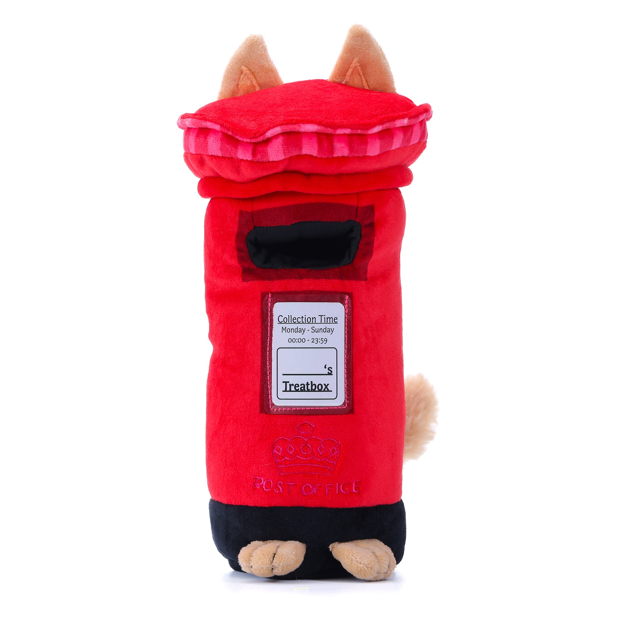Woof² British Postbox Treat-Dispensing Pet Toy