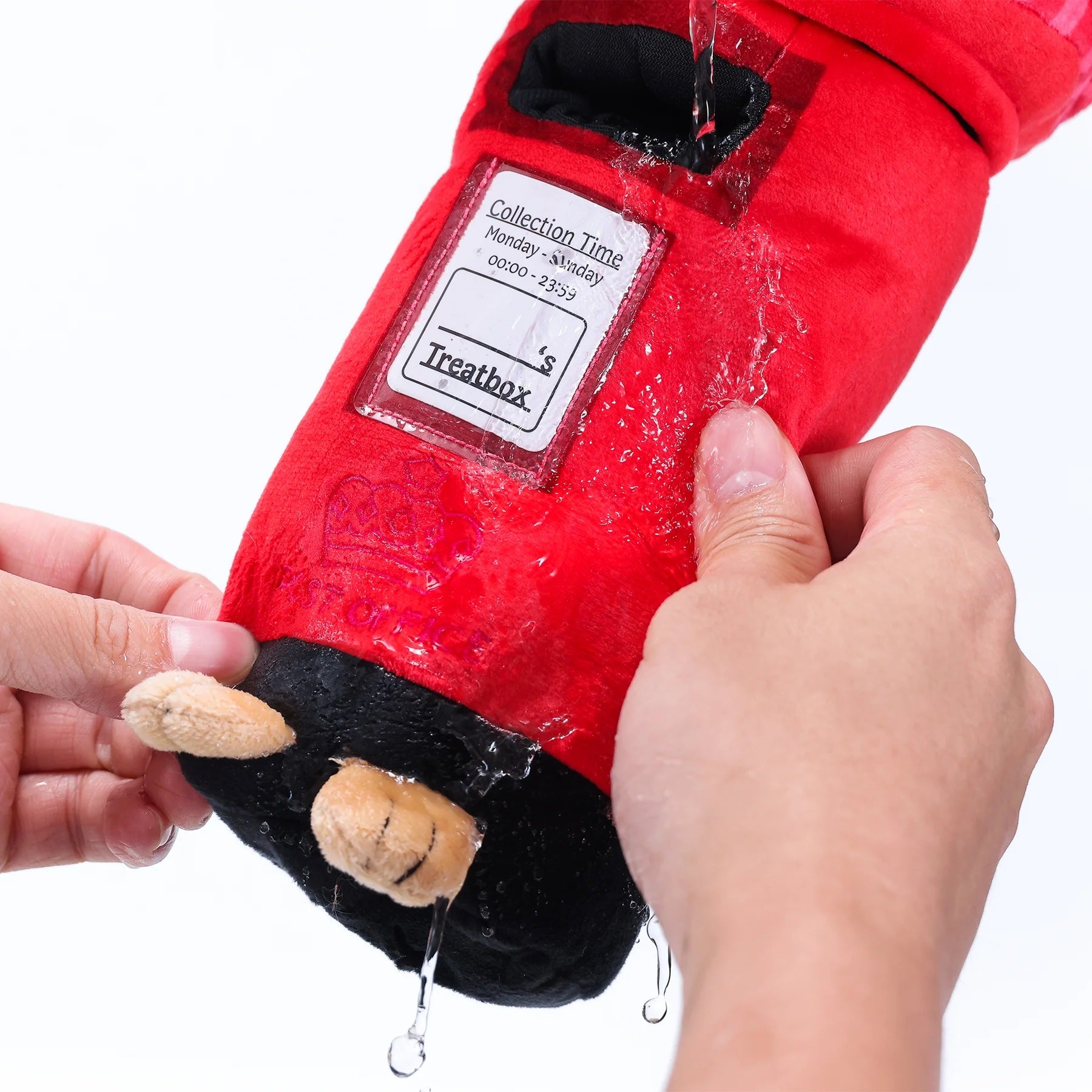Woof² British Postbox Treat-Dispensing Pet Toy