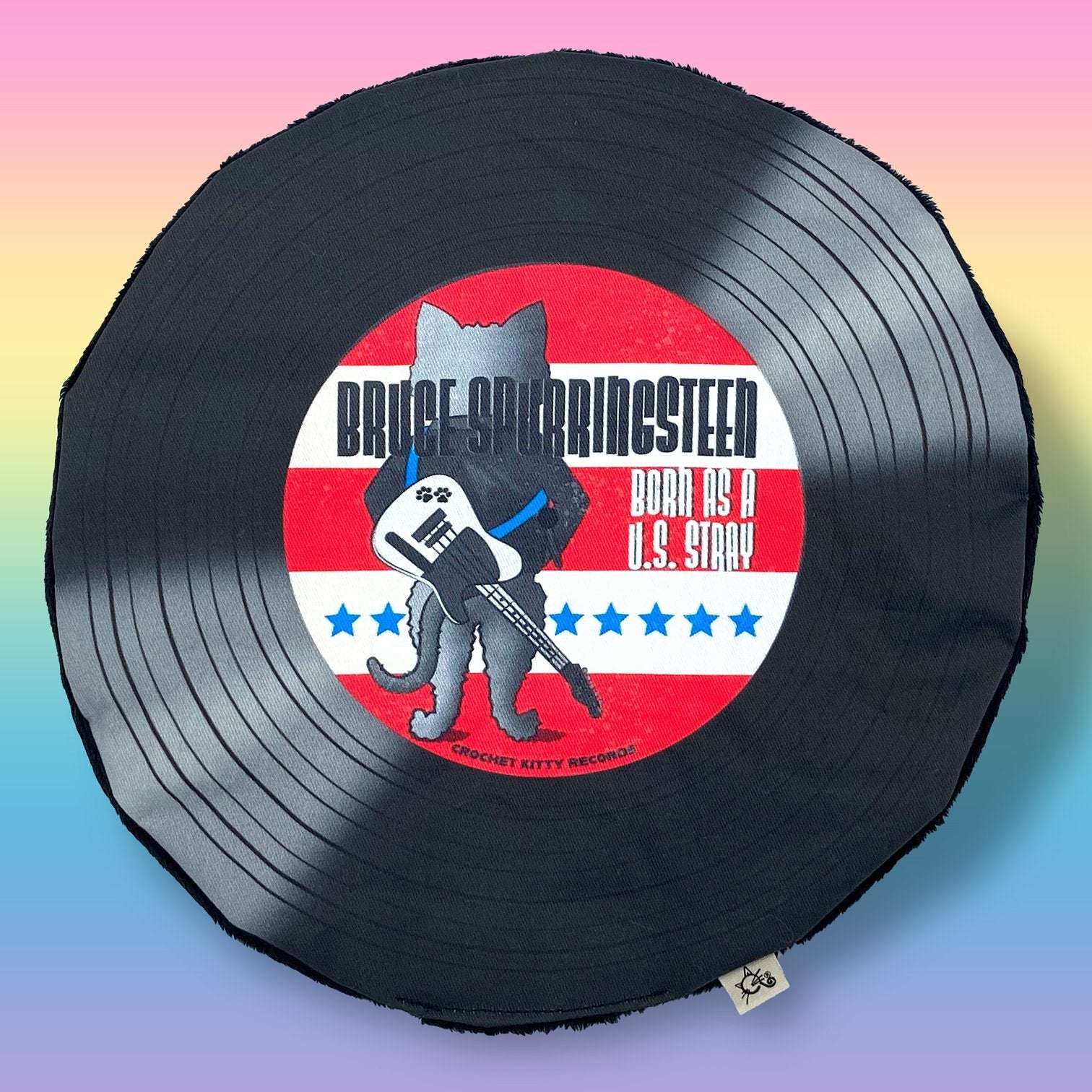 Crinkle and Catnip Record Cat Mat