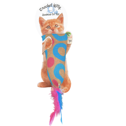 Burlap Crinkle and Catnip Kickin' Stick