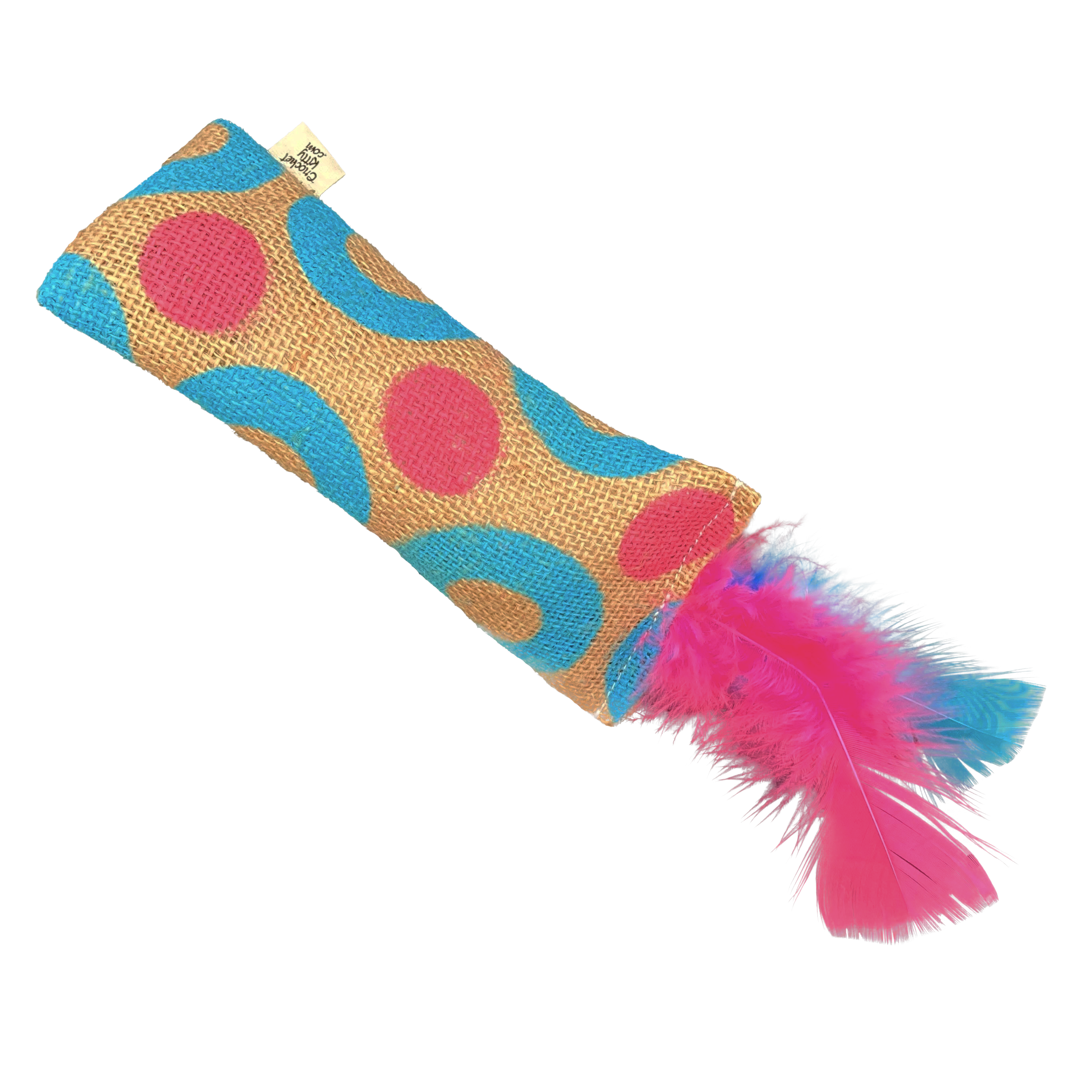 Burlap Crinkle and Catnip Kickin' Stick