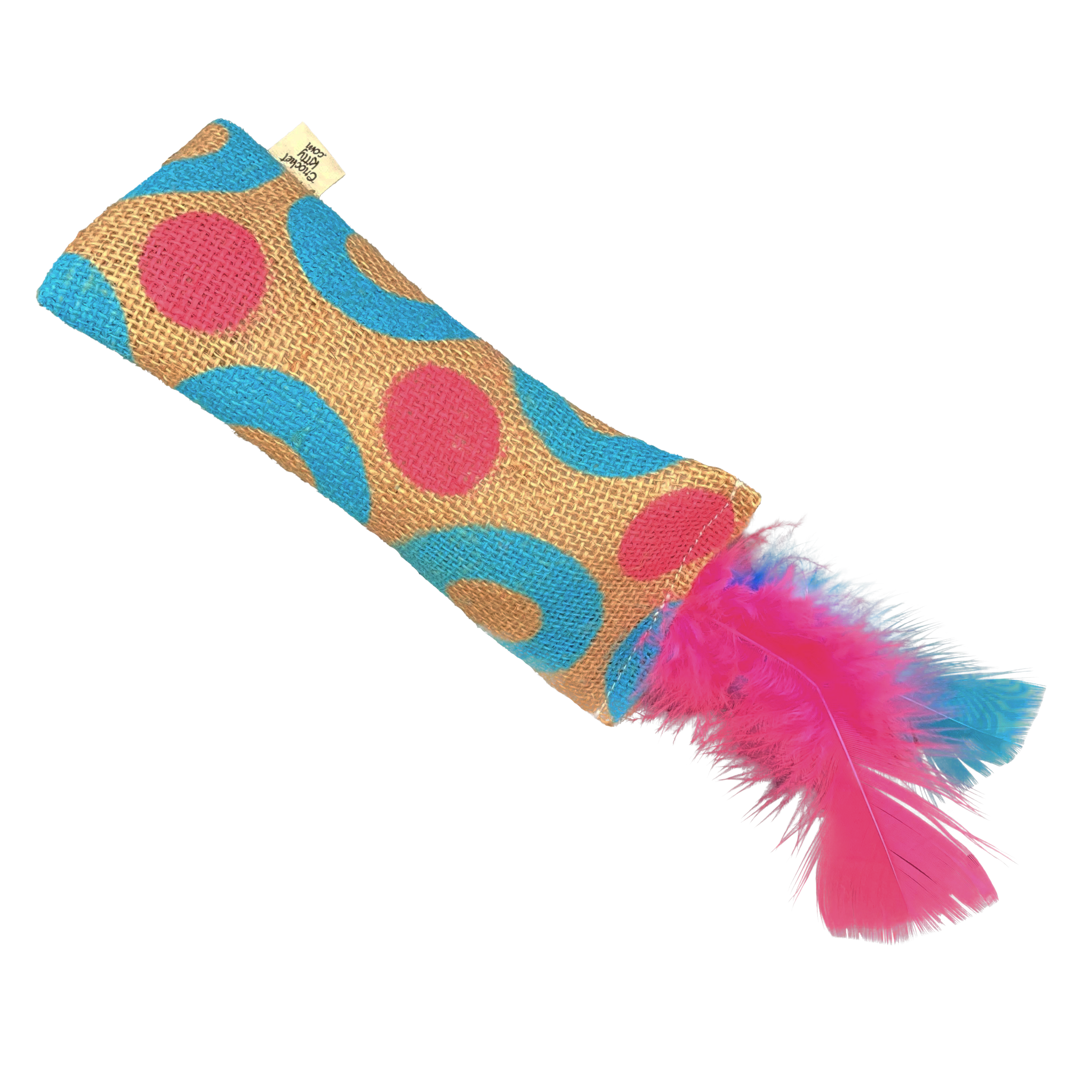 Burlap Crinkle and Catnip Kickin' Stick