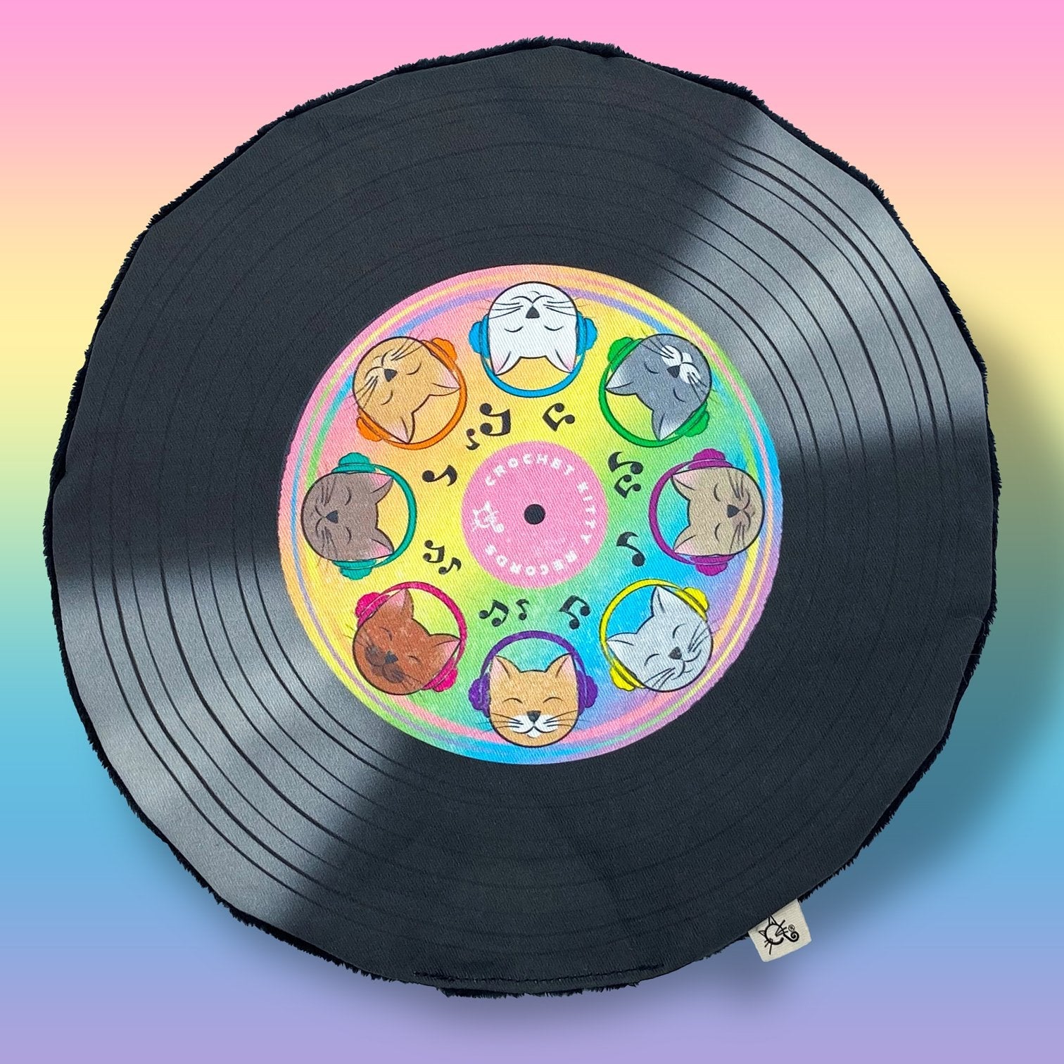 Crinkle and Catnip Record Cat Mat