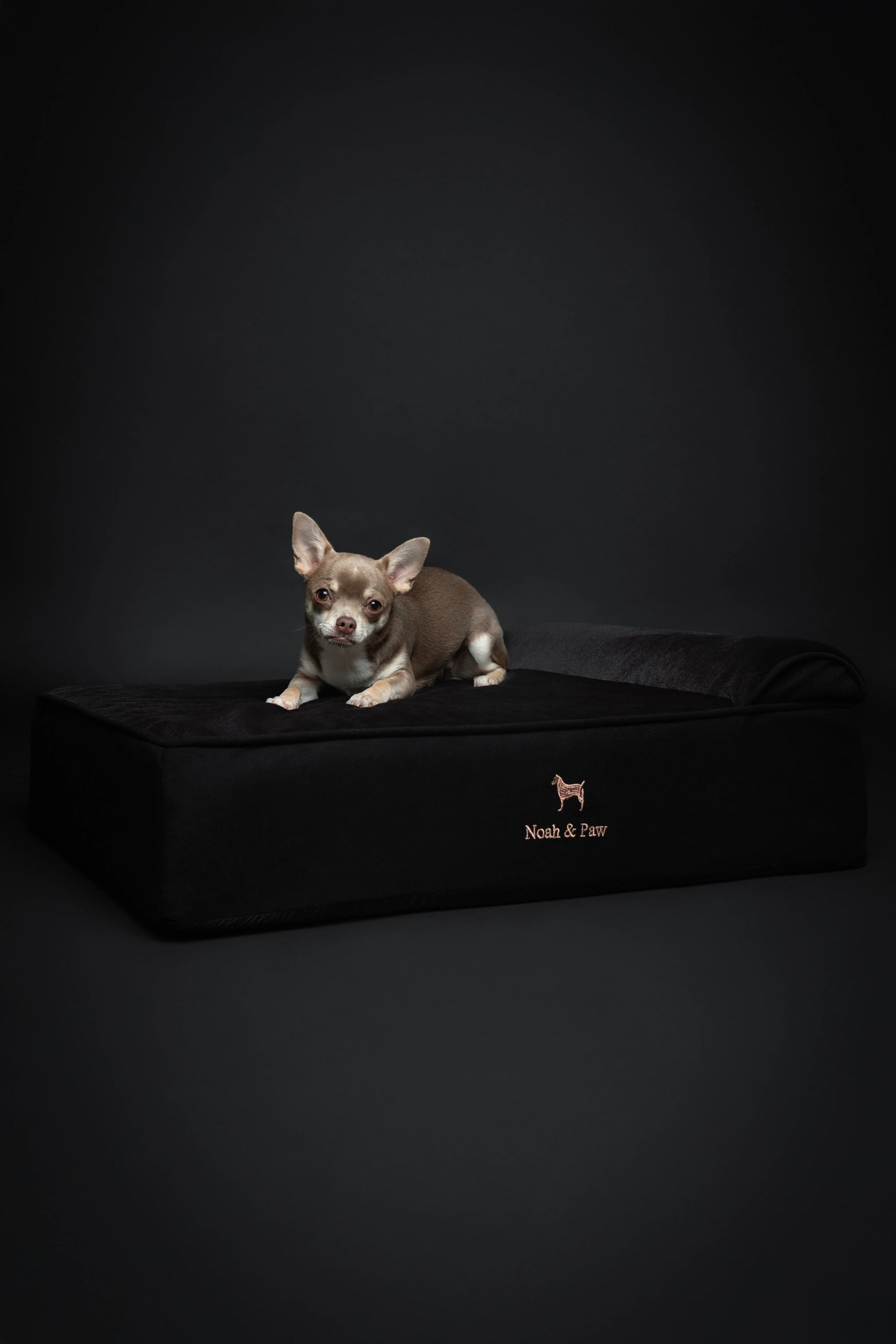 Denim Orthopedic Pet Bed, Memory Foam, Infused with Cooling Gel - Classic