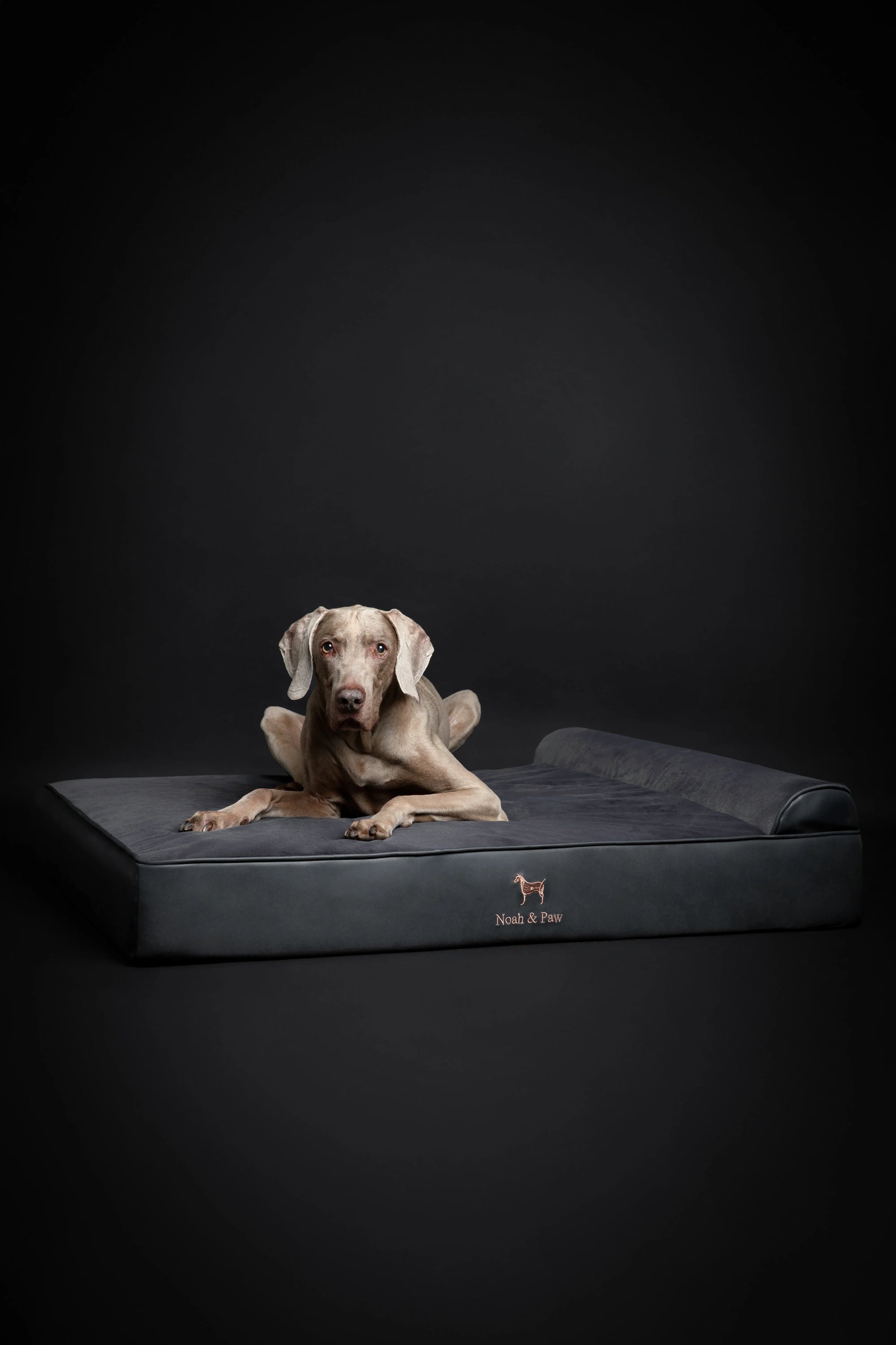 Faux Leather, Orthopedic Pet Bed, Eggshell Memory Foam, Infused with Cooling Gel, Classic Style