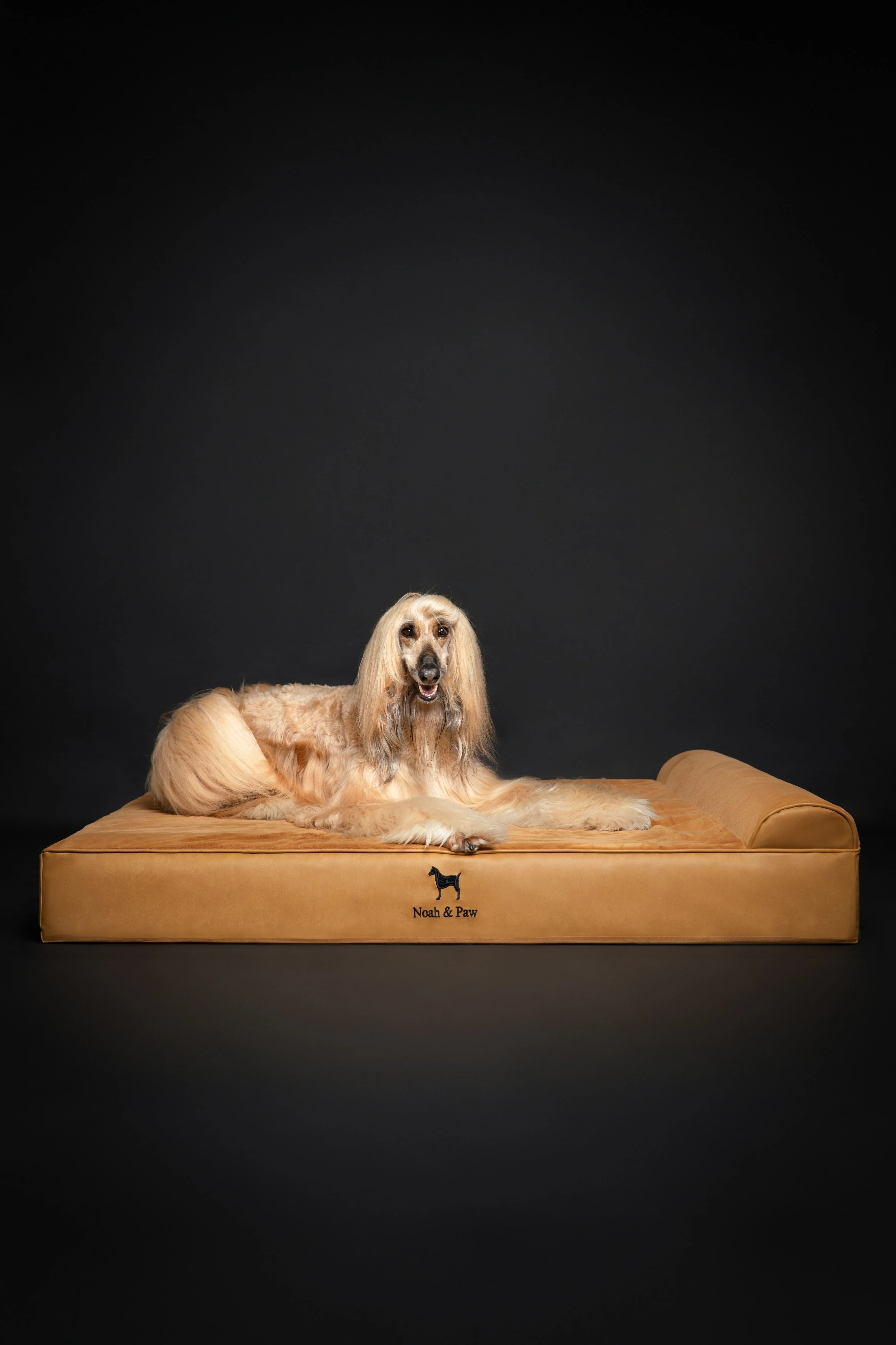 Faux Leather, Orthopedic Pet Bed, Eggshell Memory Foam, Infused with Cooling Gel, Classic Style